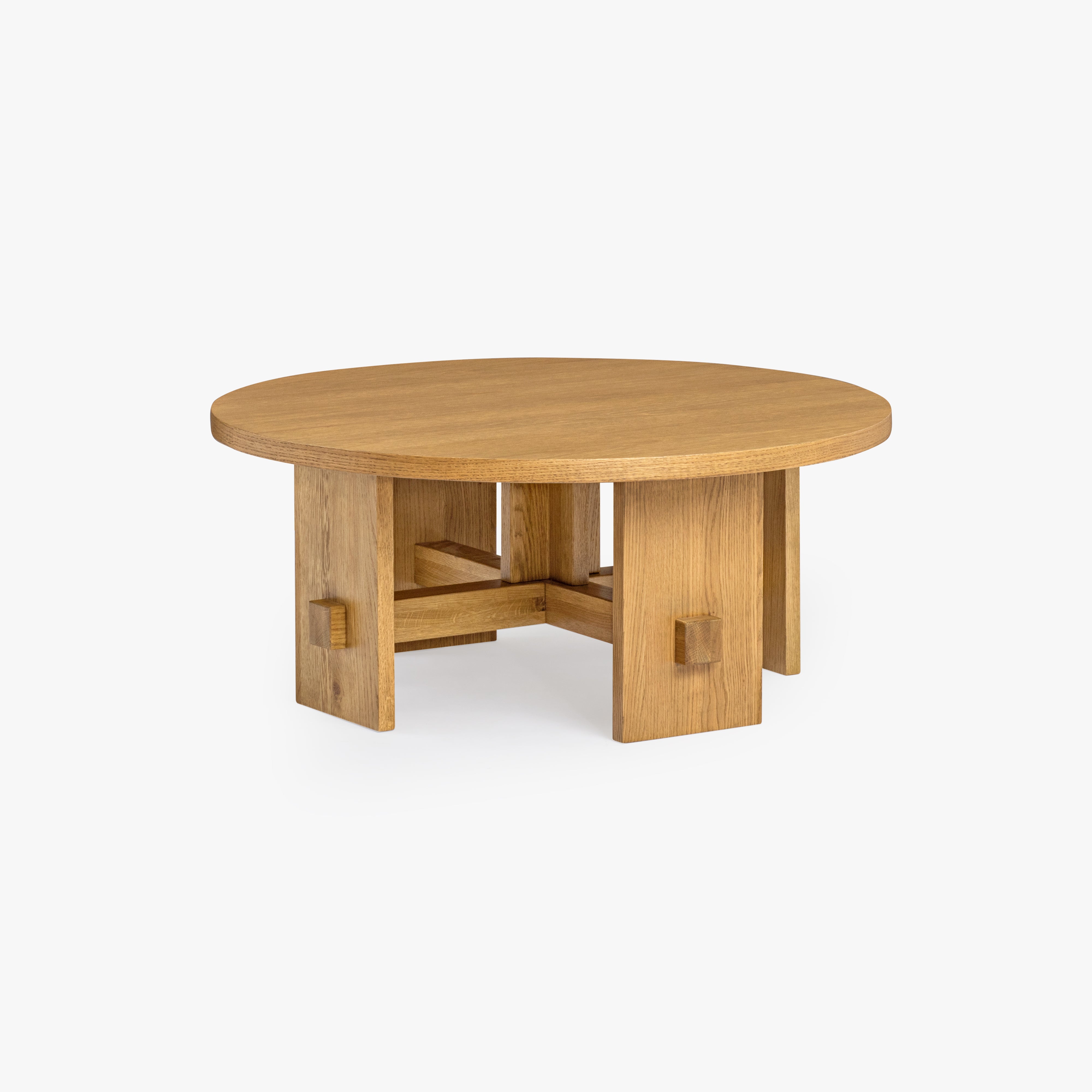 Saguaro Round Oak Coffee Table