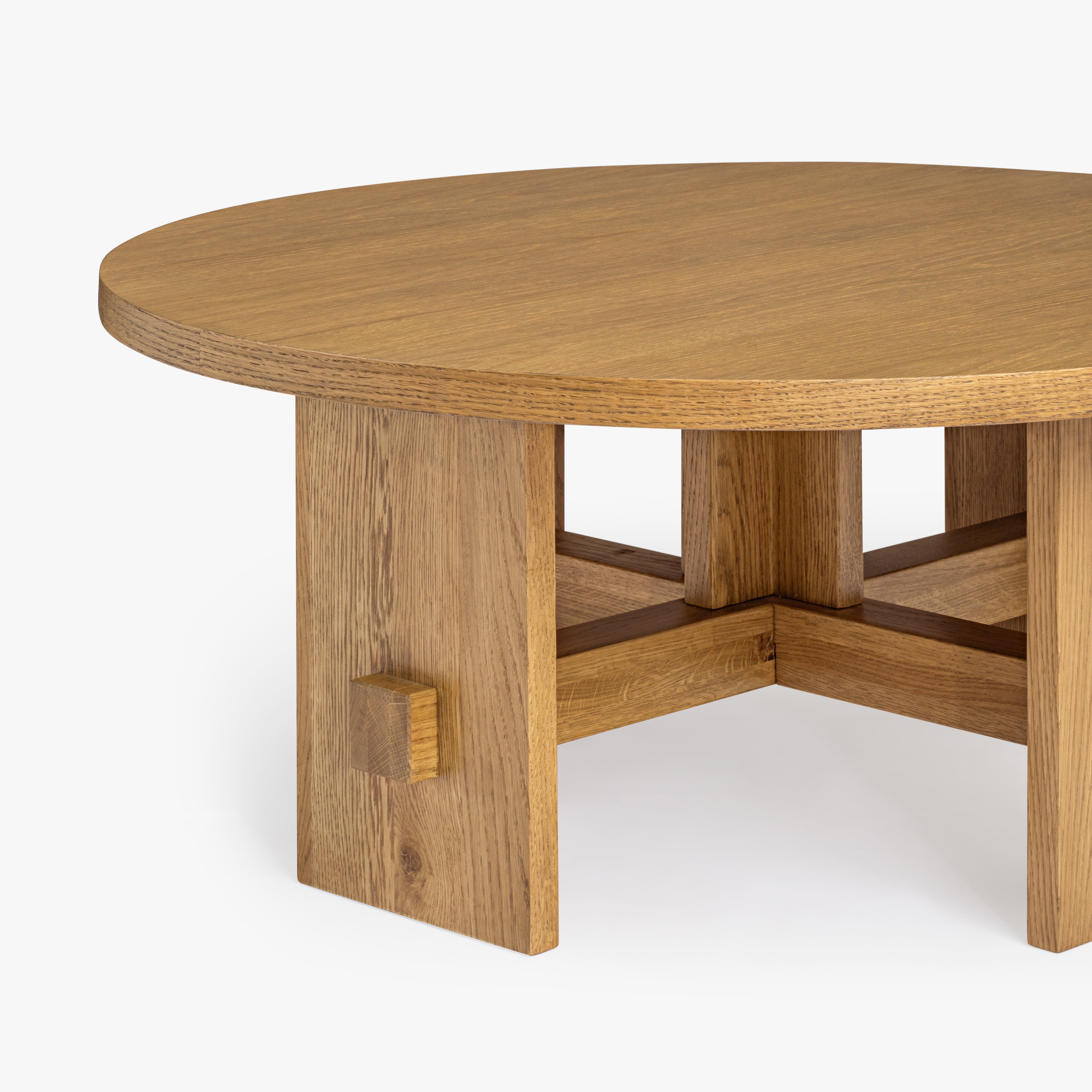 Saguaro Round Oak Coffee Table