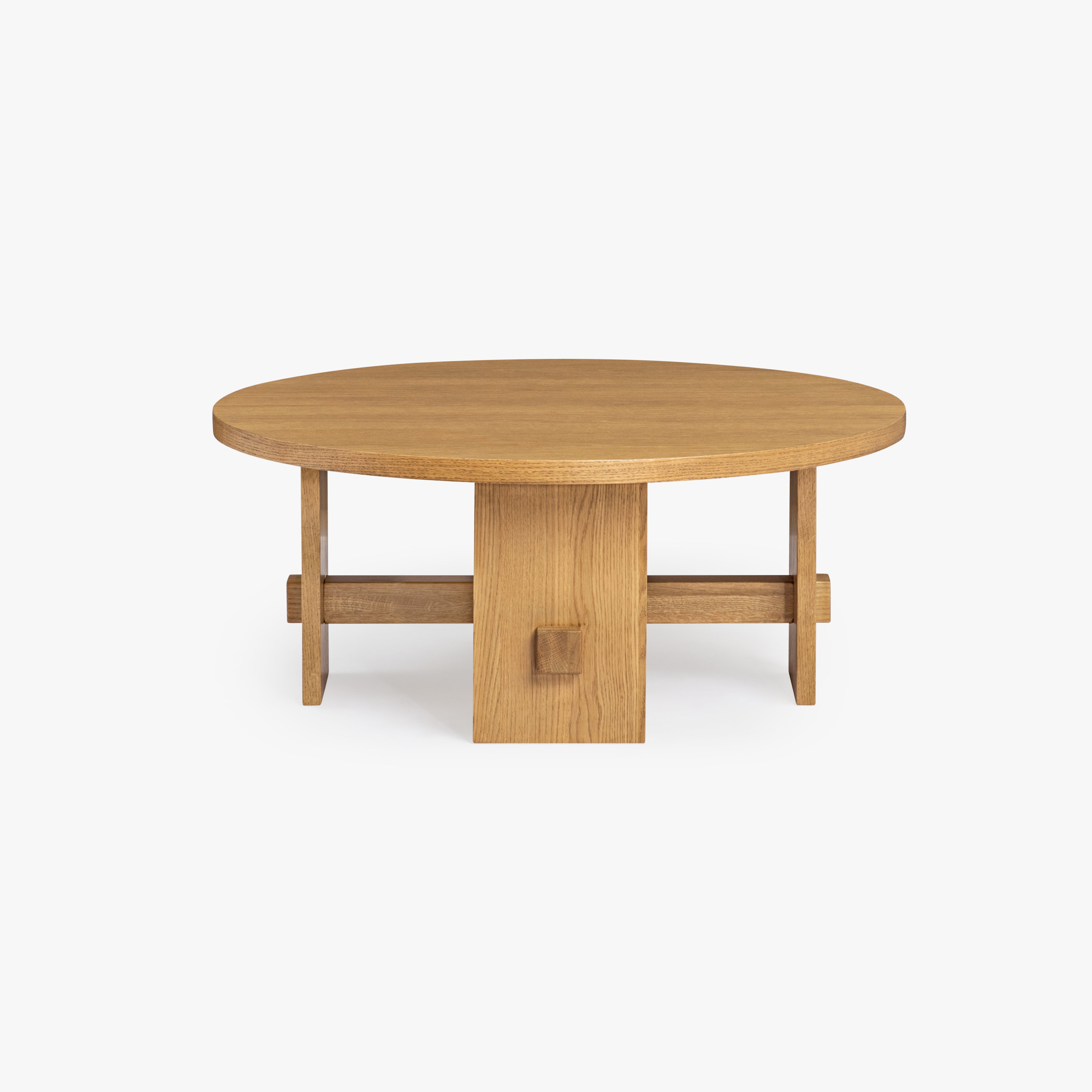 Saguaro Round Oak Coffee Table