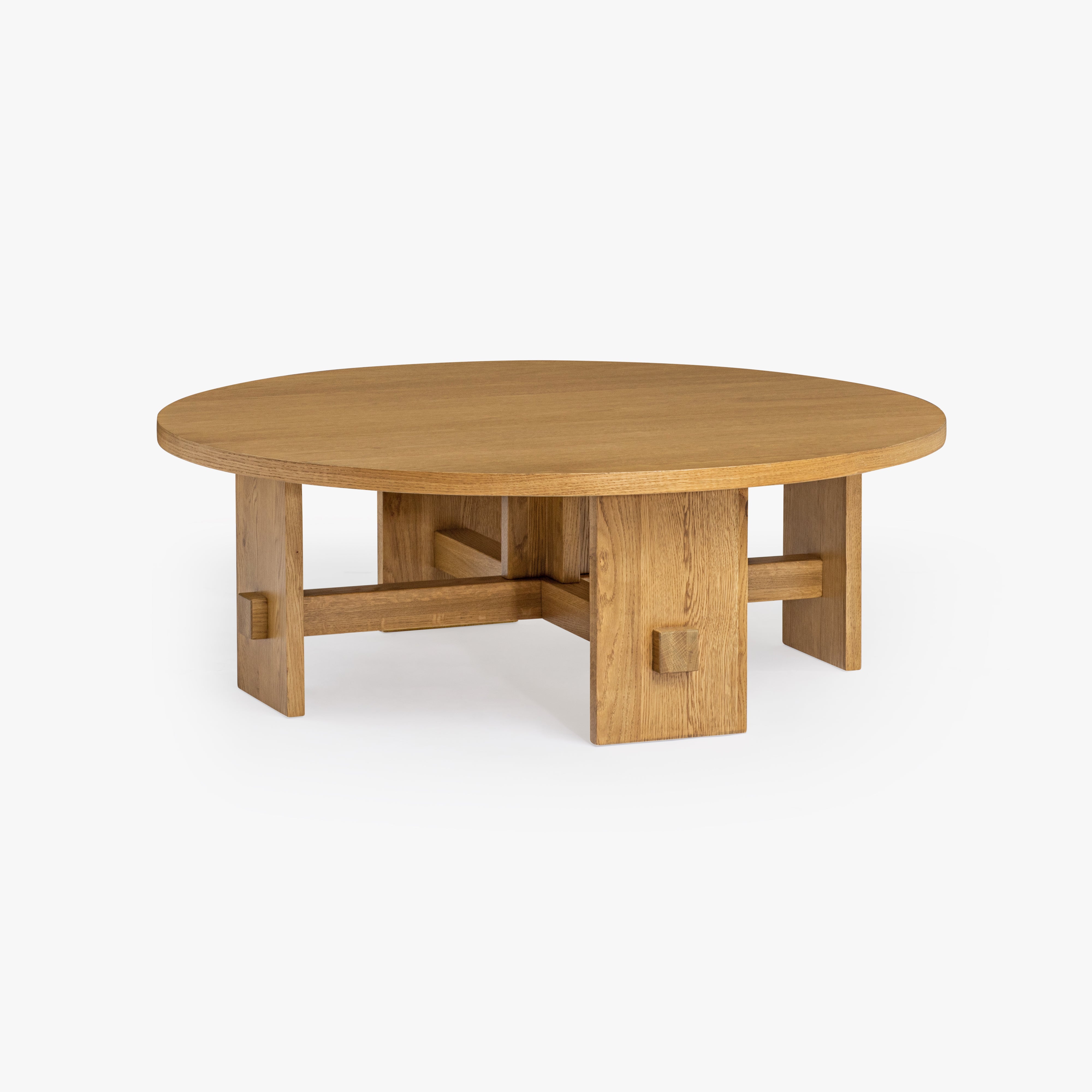 Saguaro Round Oak Coffee Table