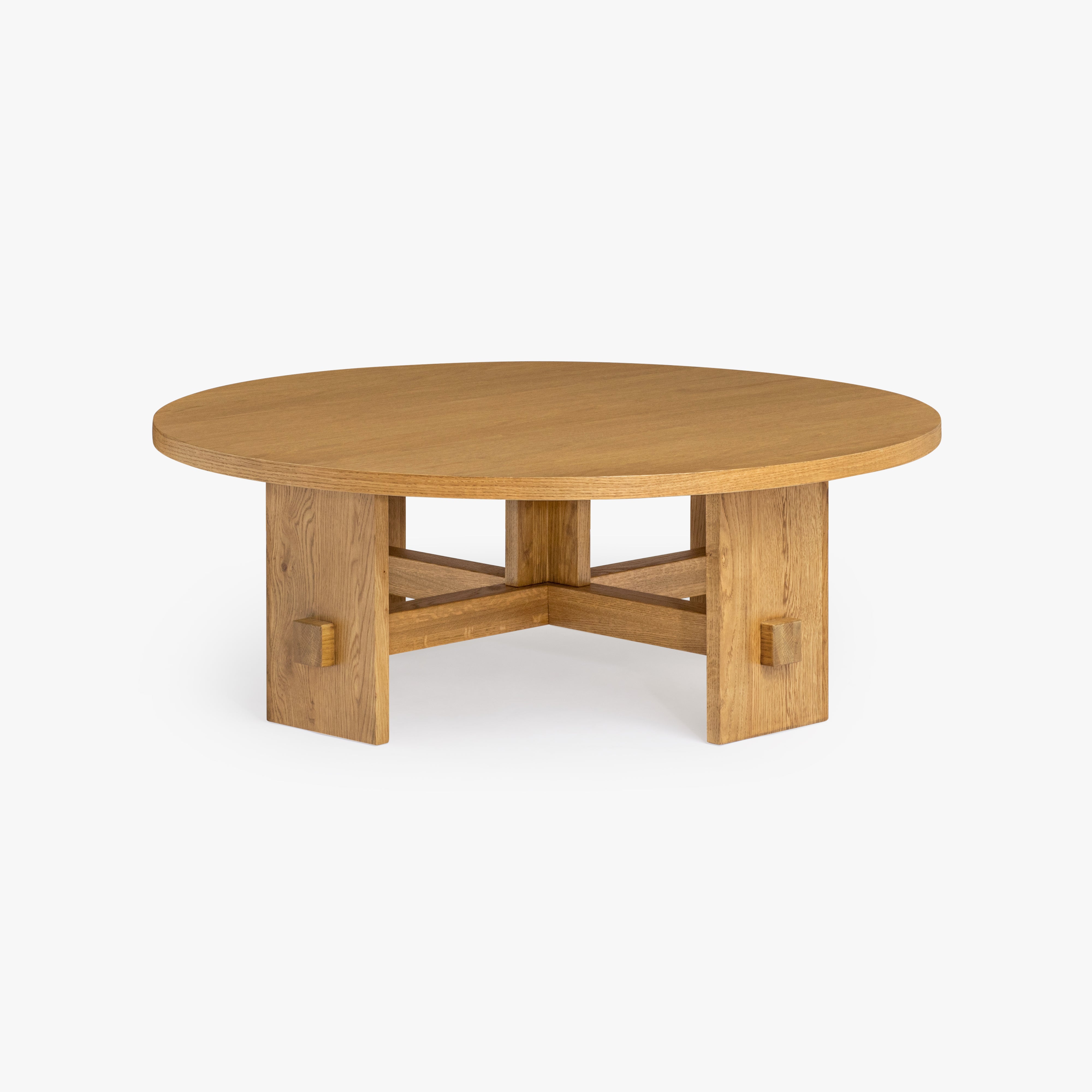 Saguaro Round Oak Coffee Table