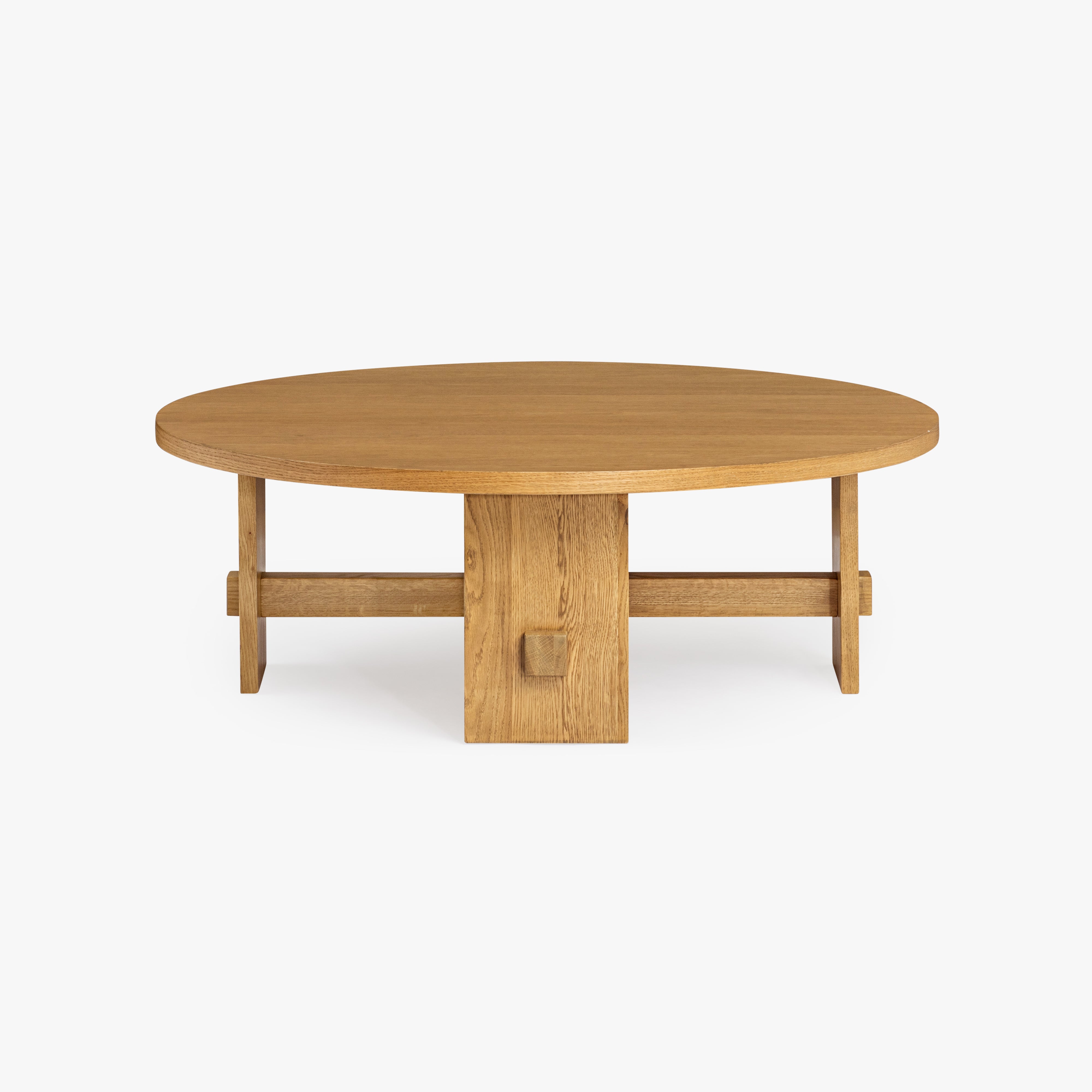 Saguaro Round Oak Coffee Table