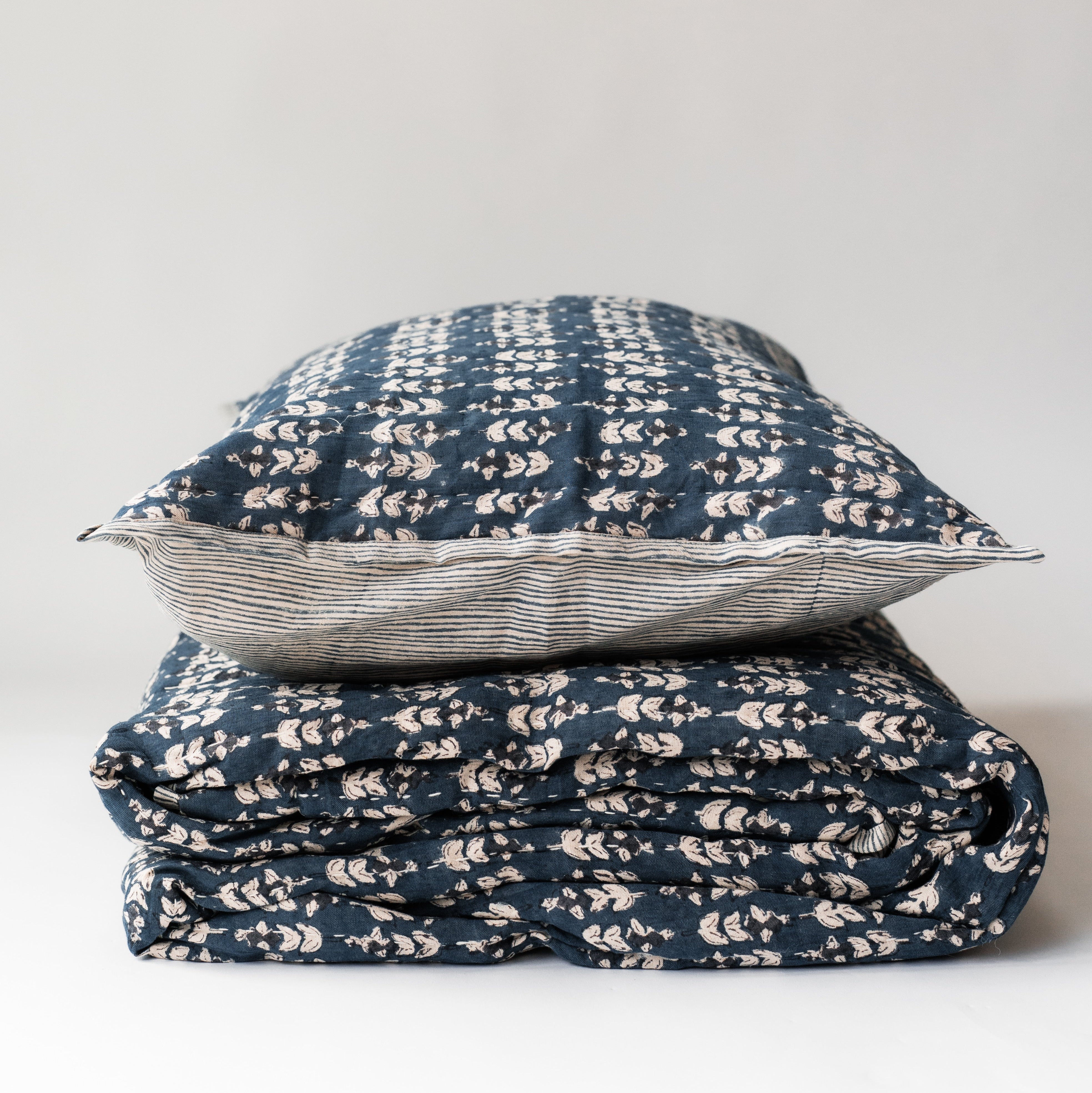 Blossom Block Print Quilt