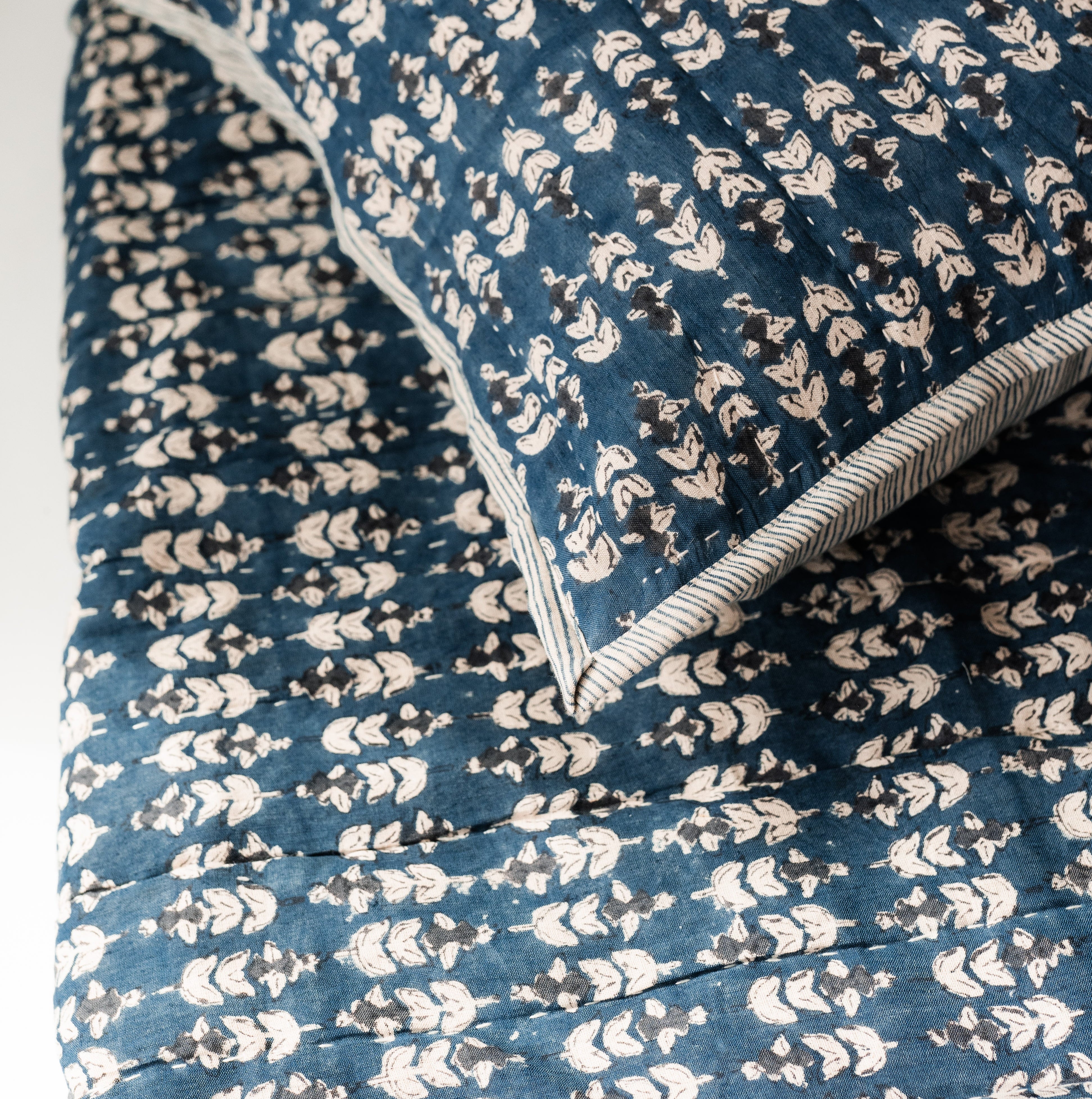 Blossom Block Print Quilt