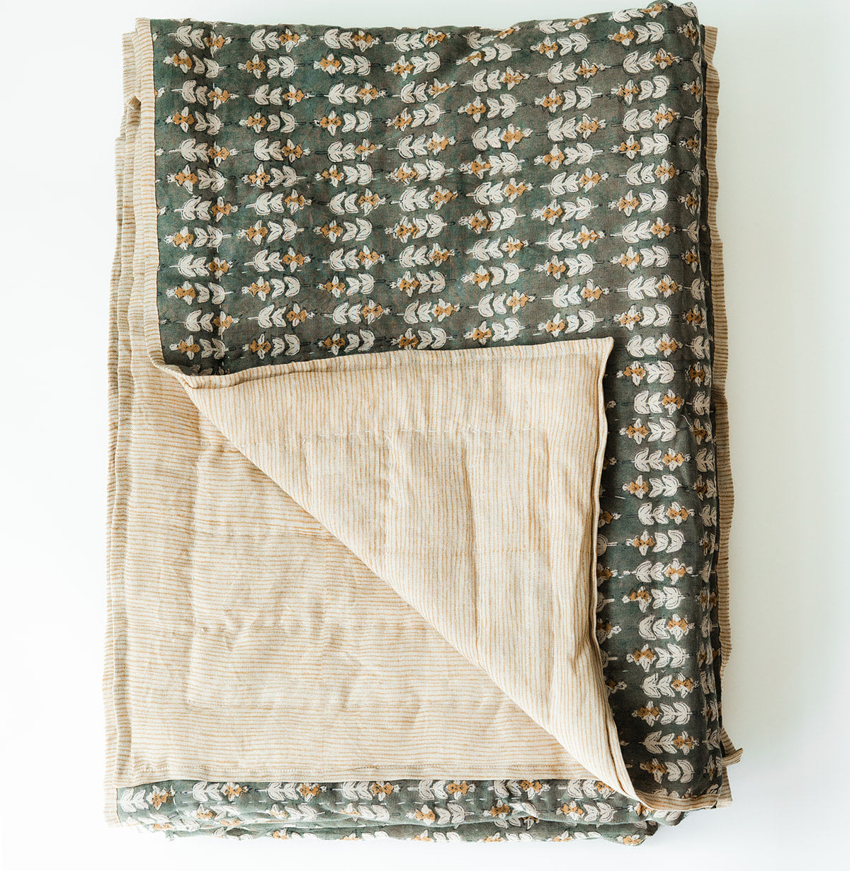 Blossom Block Print Quilt