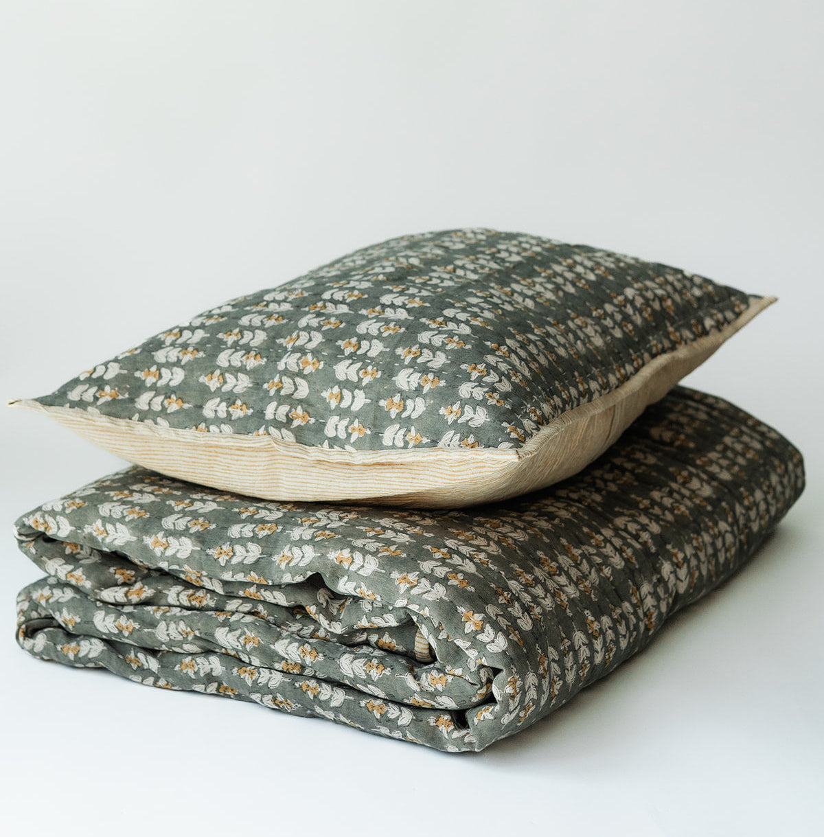 Blossom Block Print Quilt