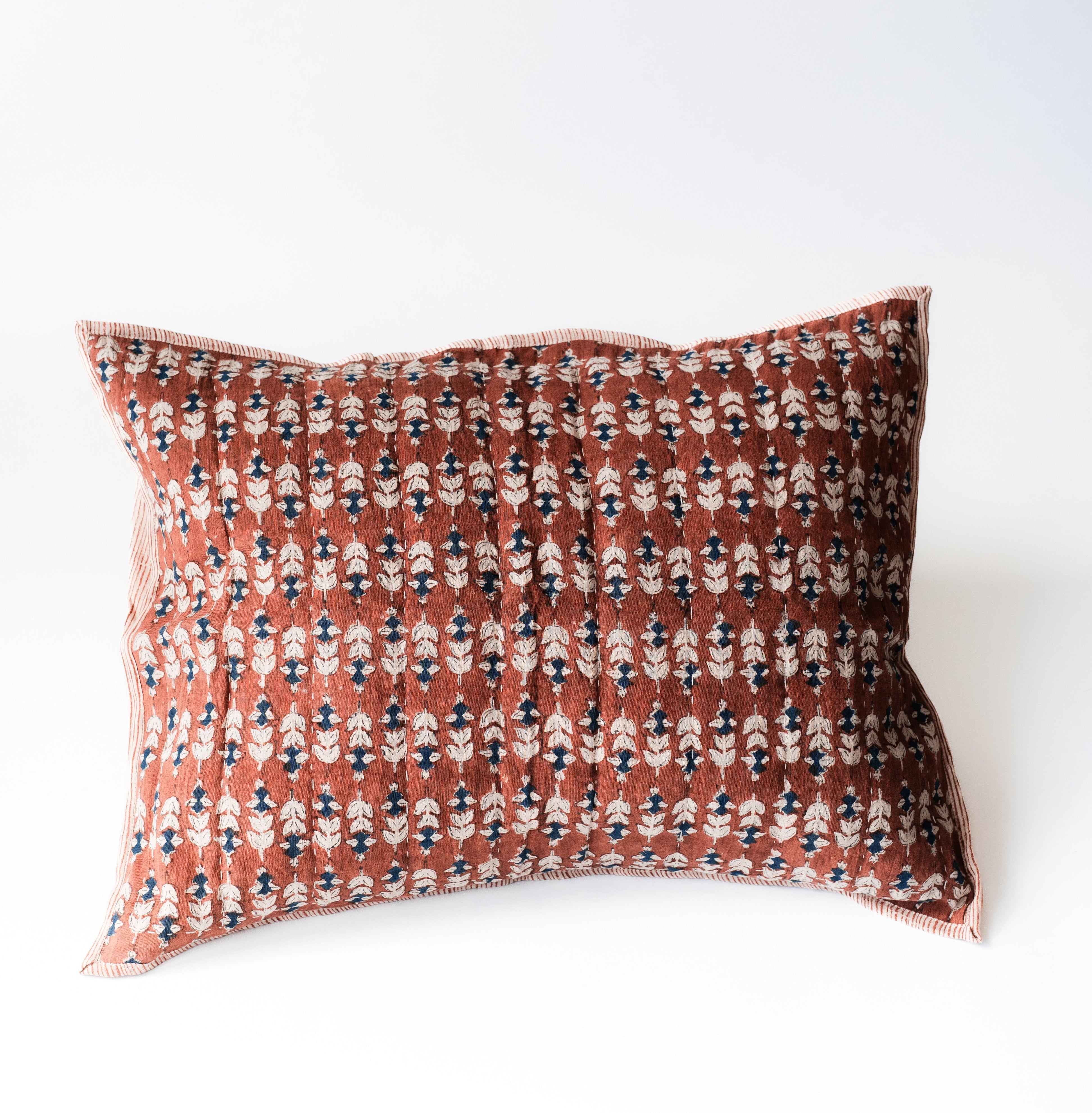 Blossom Block Print Shams