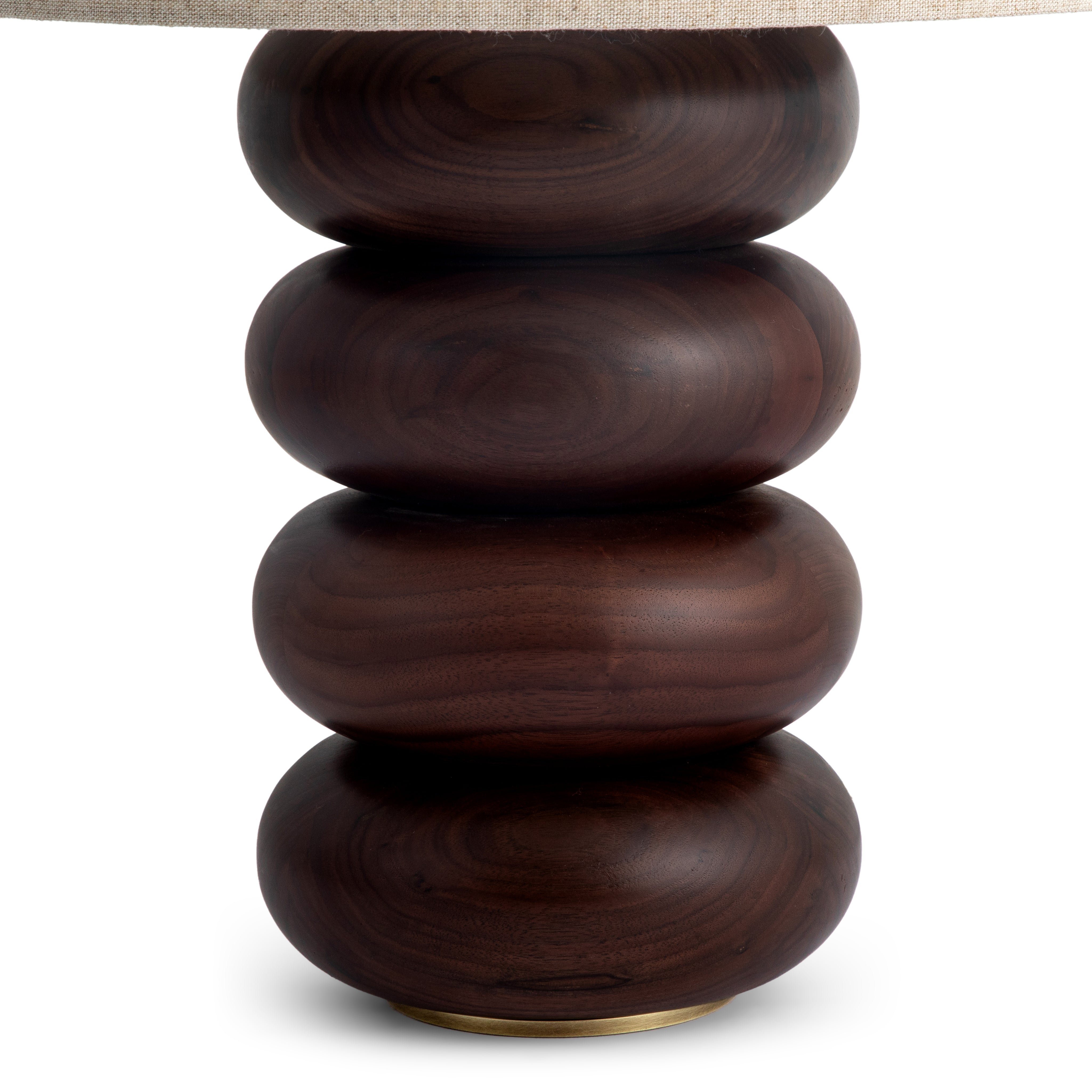 Sandia Oak Wood Table Lamp