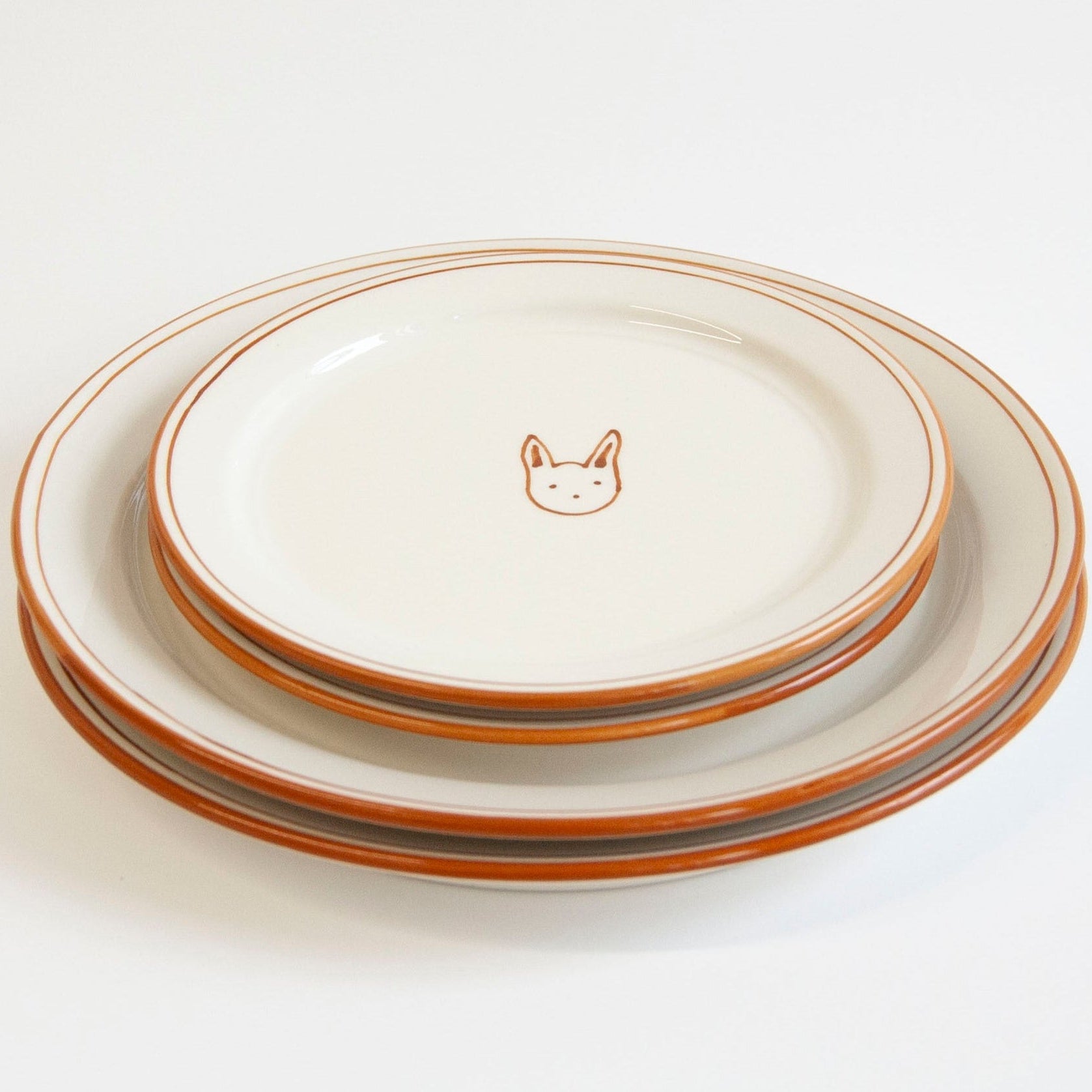 Melrose Icon Plates - Bunny - Set of 4