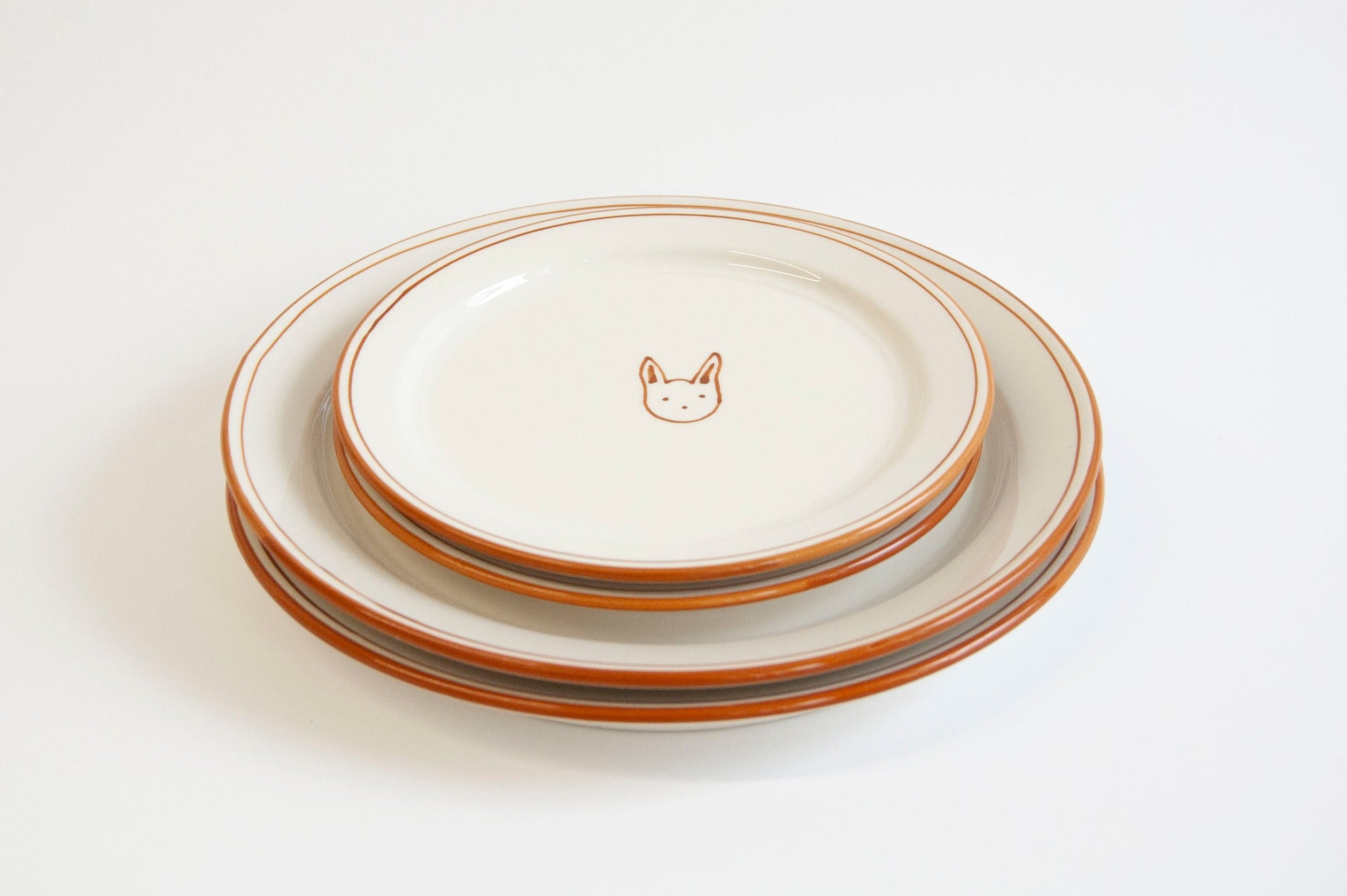 Melrose Icon Plates - Bunny - Set of 4