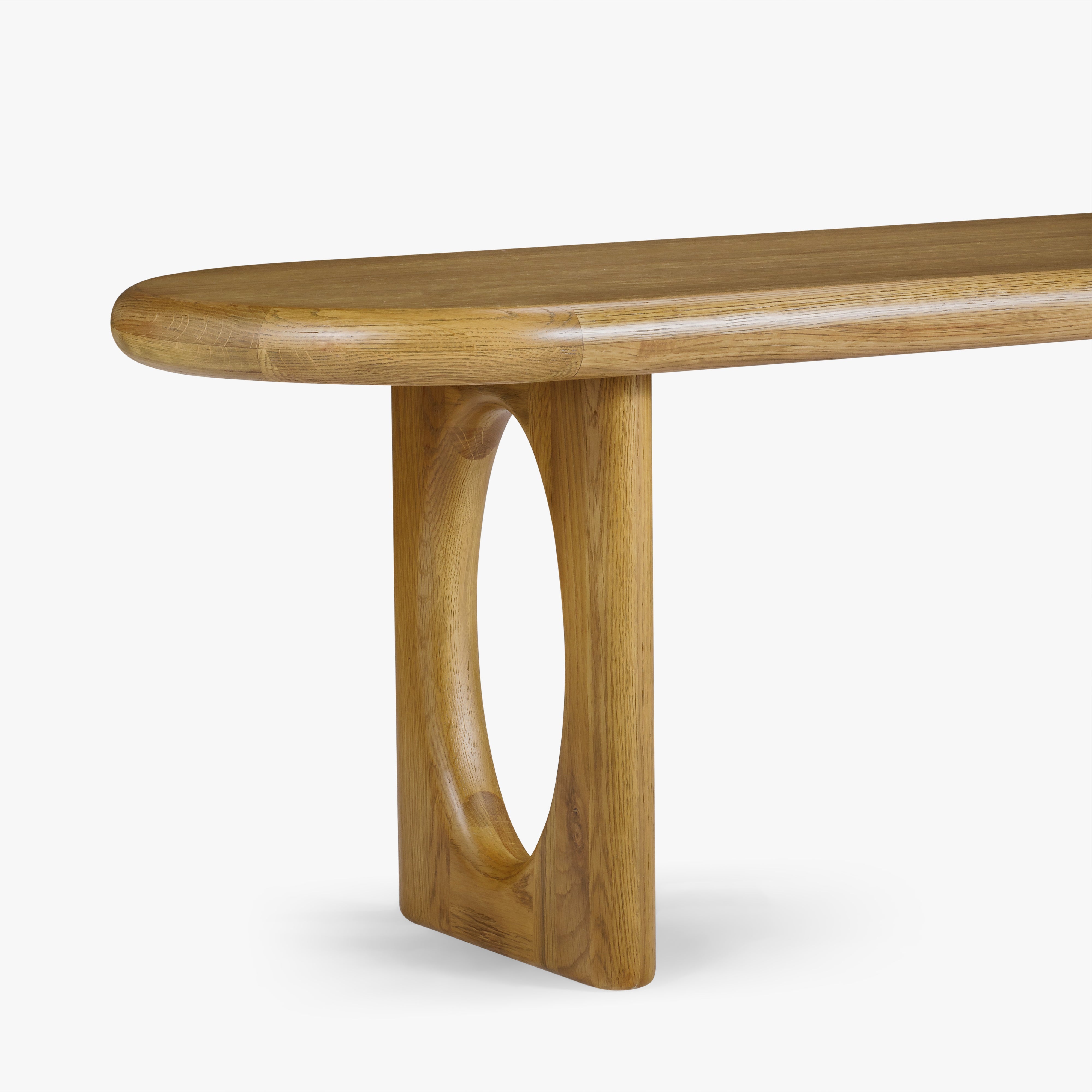 Eva Oak Dining Bench