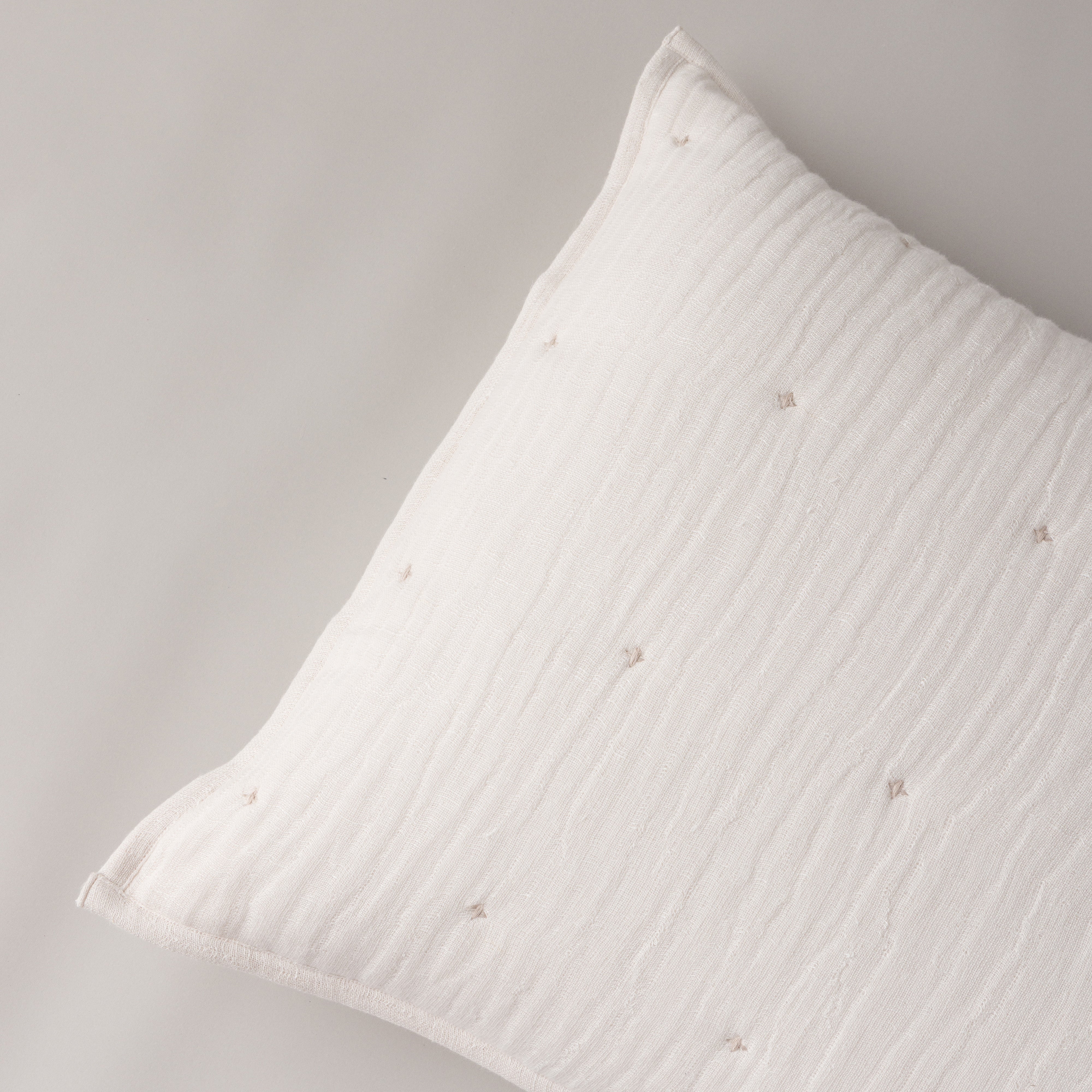 Tack Stitch King Sham S/2