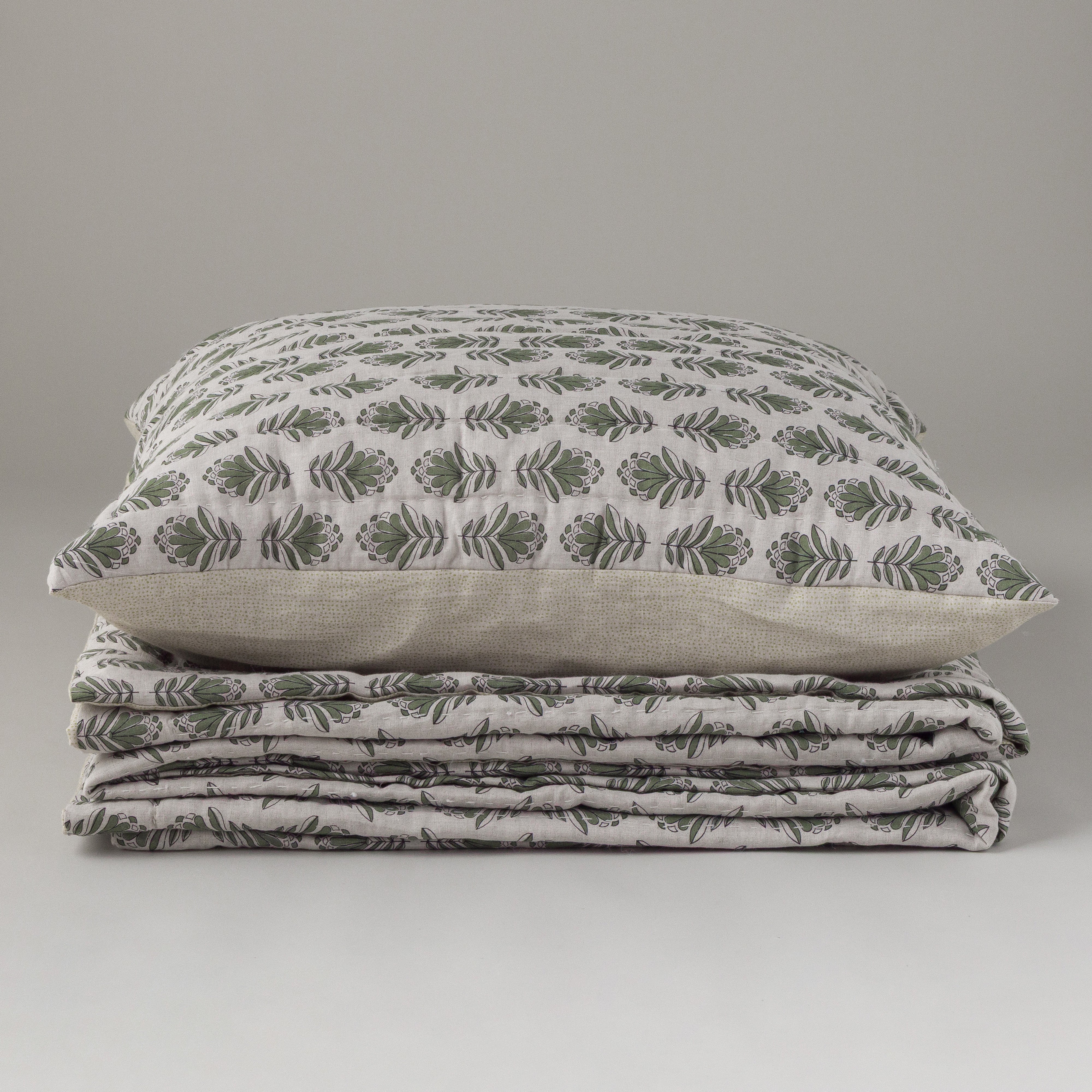 Charlie Block Print Shams S/2