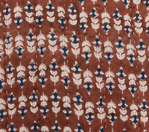 Blossom Block Print Shams S/2