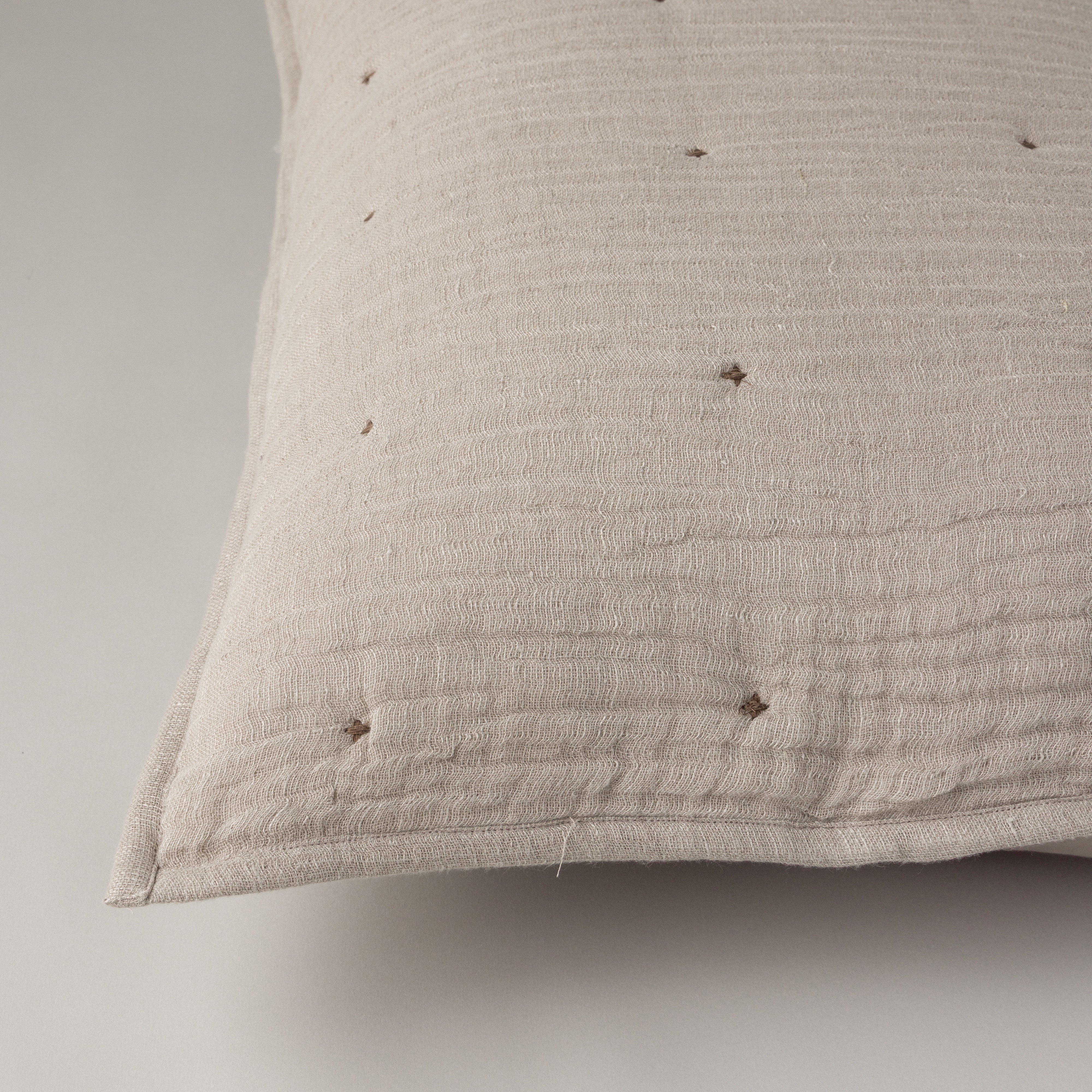 Tack Stitch King Sham S/2