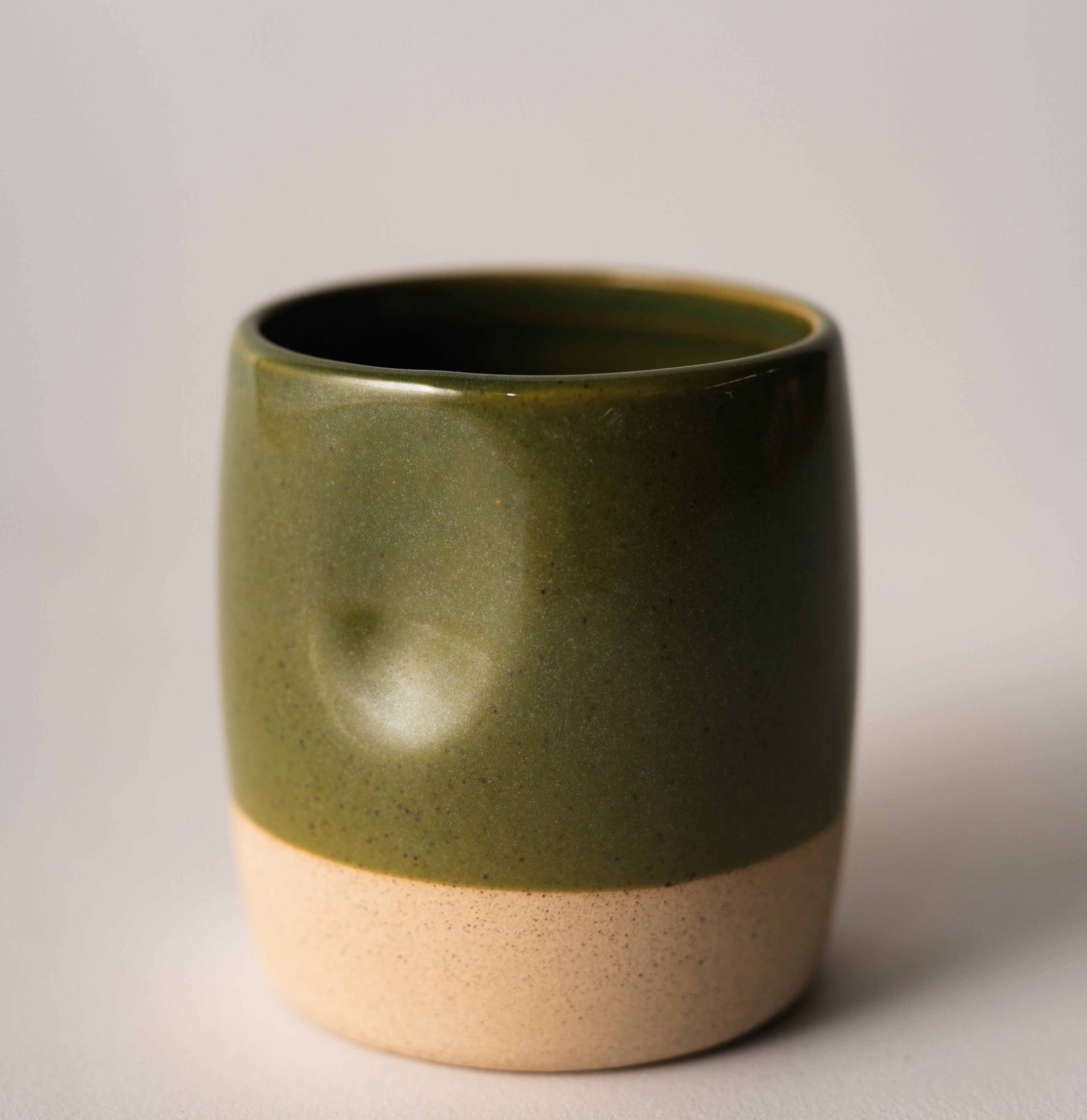 Glazed Garage Cliffs Thumbprint Cup - Thumbnail 5