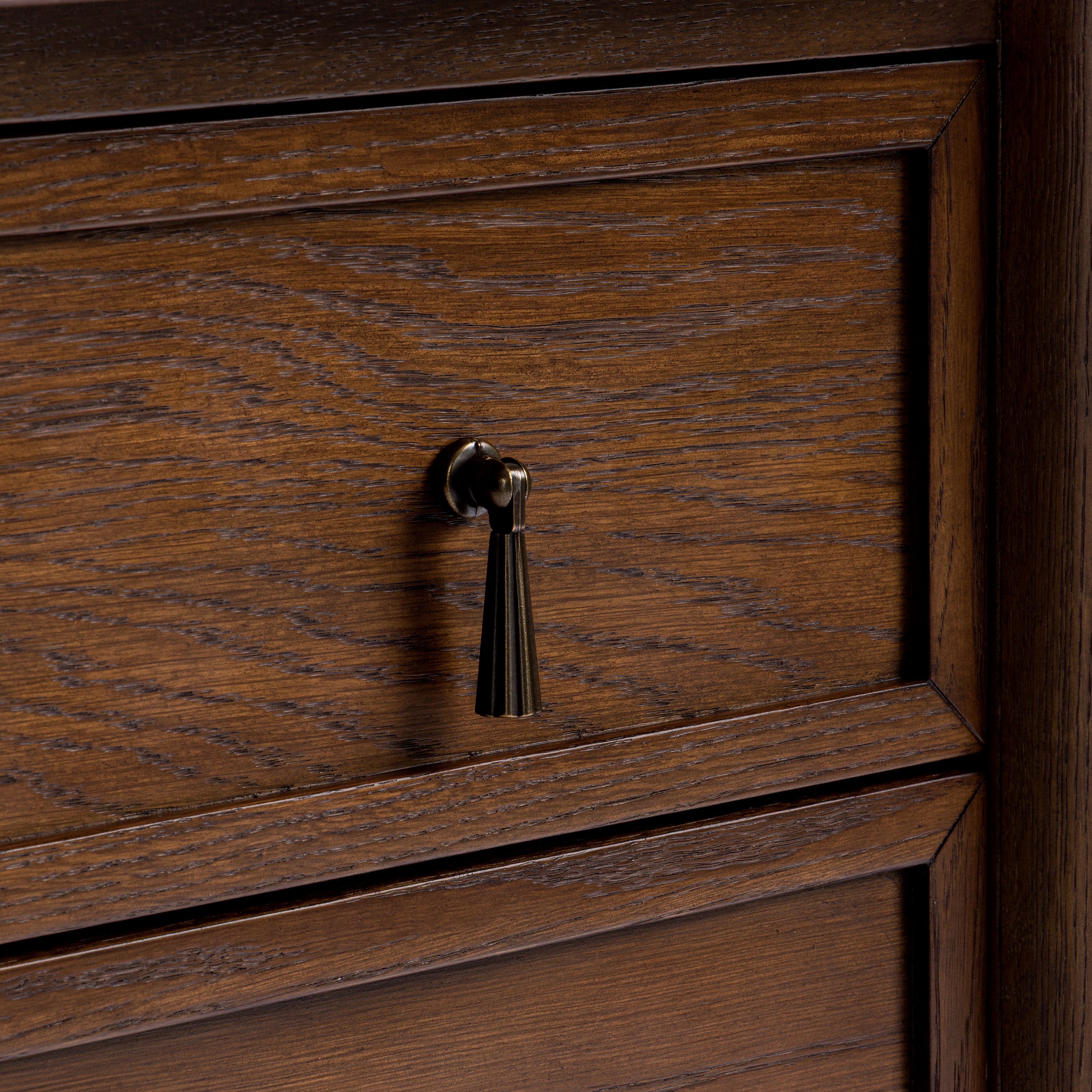 Onda 3-Drawer Oak Nightstand