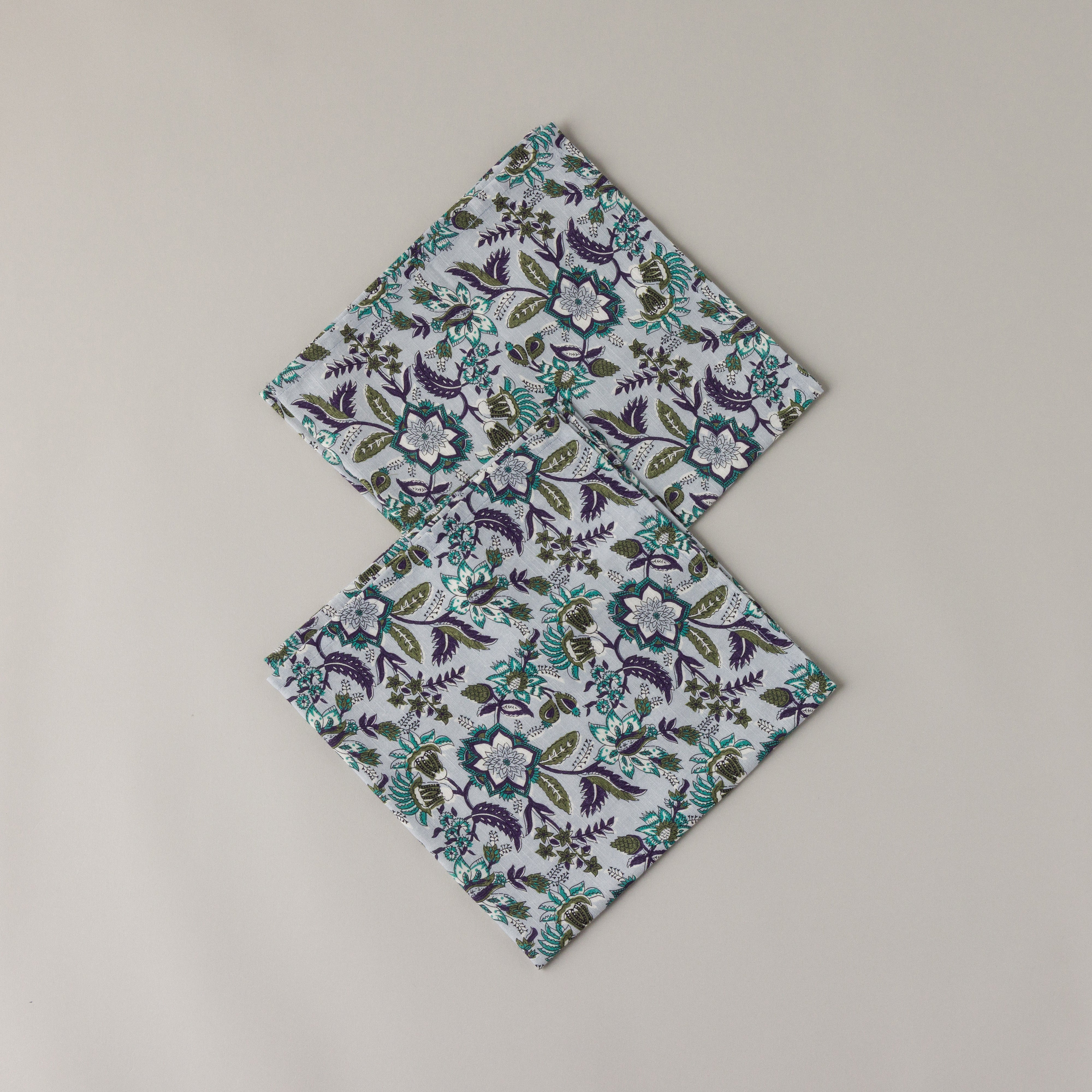 Willow Bloom Cotton Napkins - Set of 4