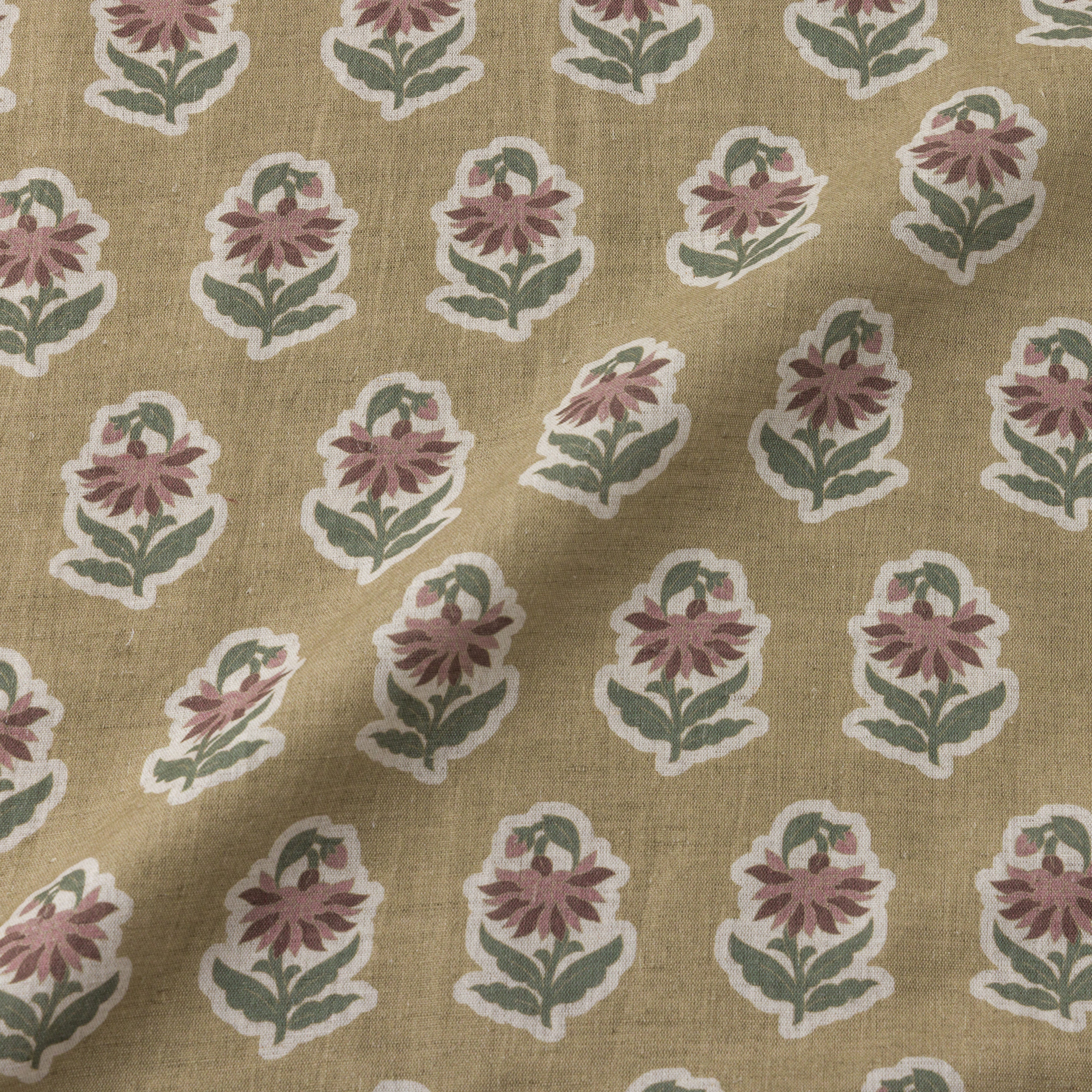 Marigolds Cotton Napkins with Lace Trim - Set of 4