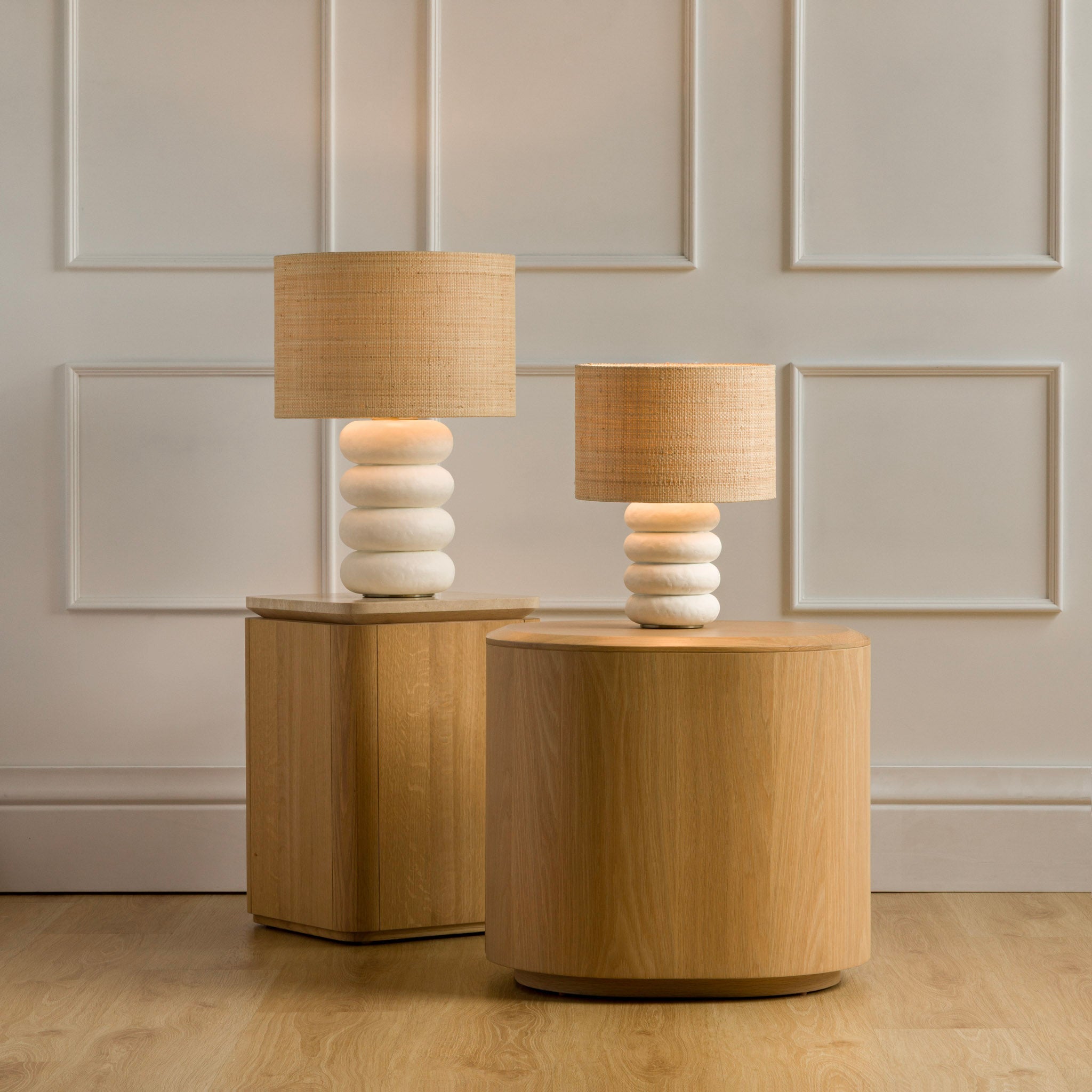 Sandia Plaster Table Lamp