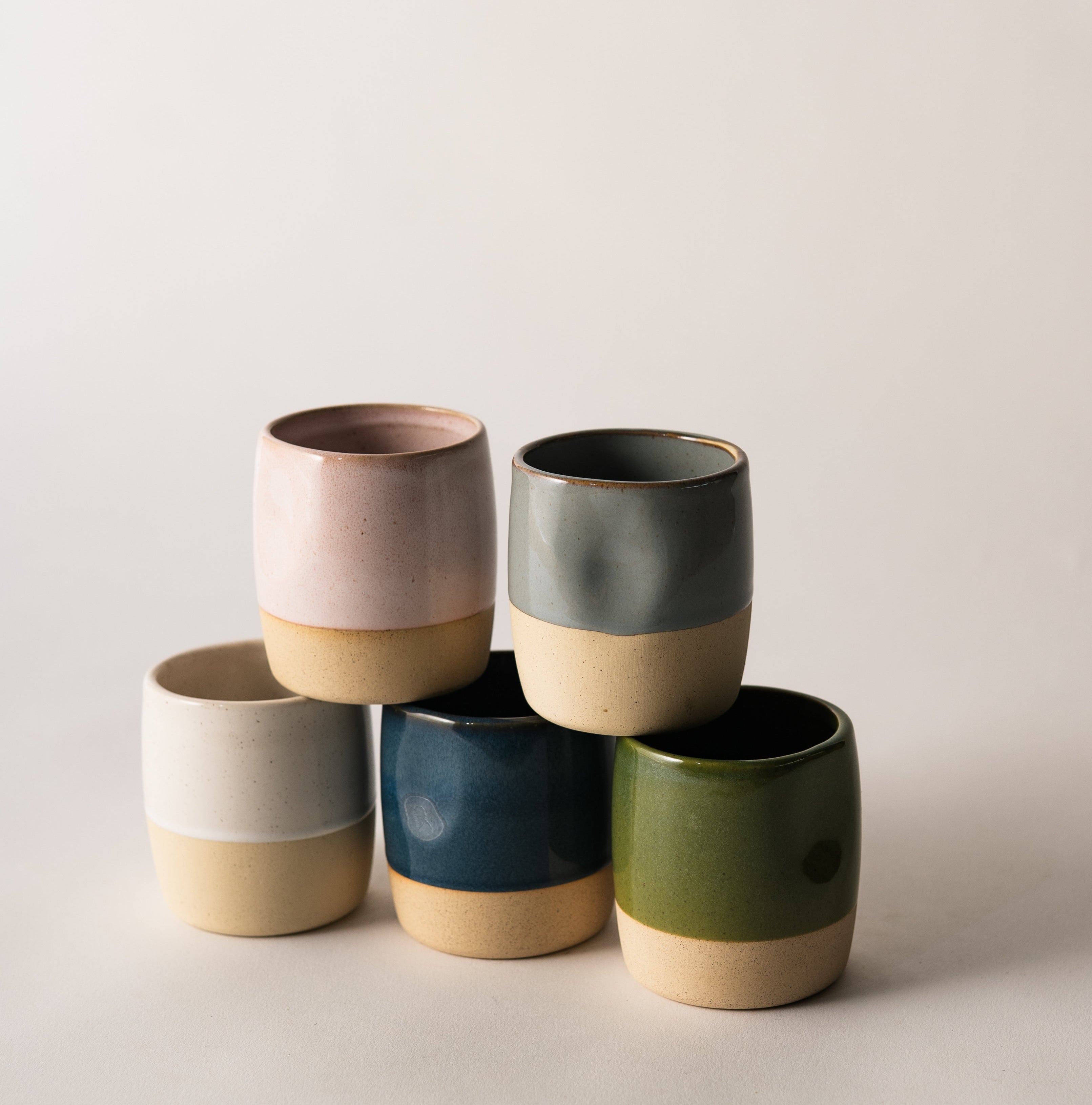 Glazed Garage Cliffs Thumbprint Cup - Thumbnail 3