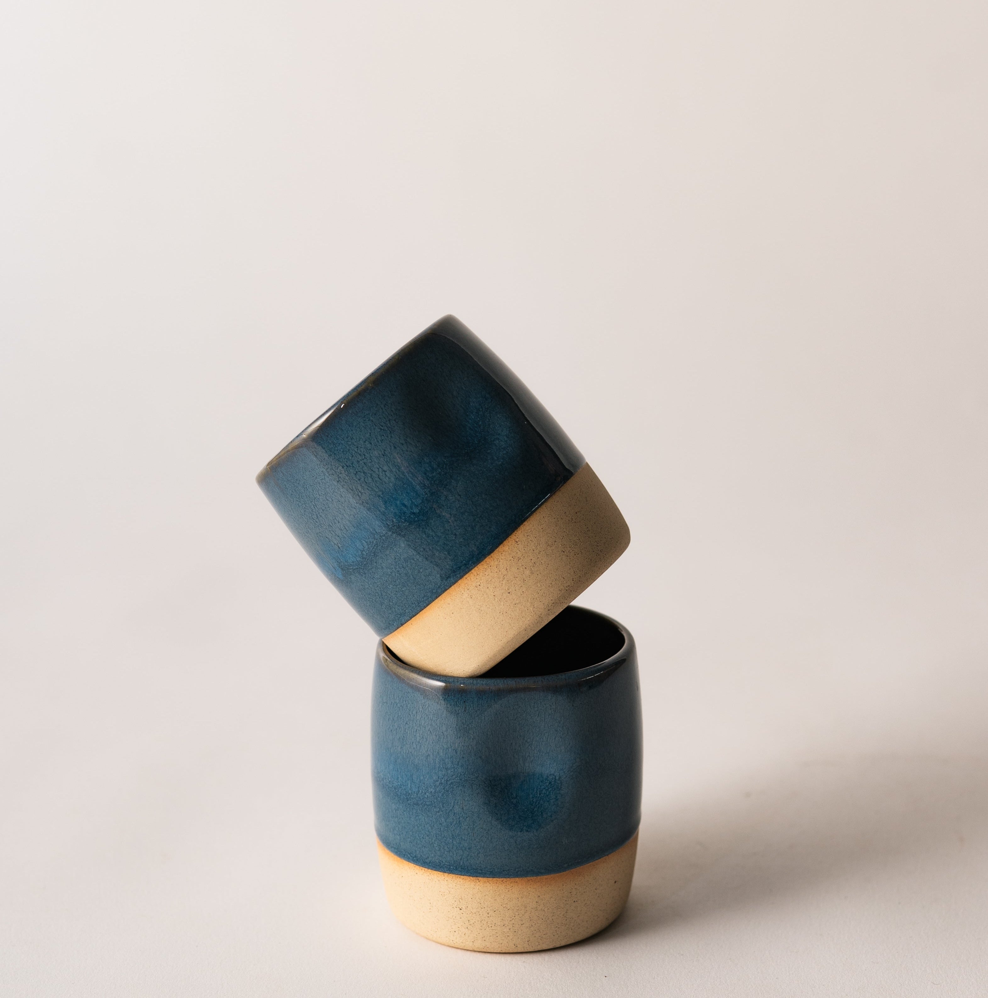 Glazed Garage Cliffs Thumbprint Cup