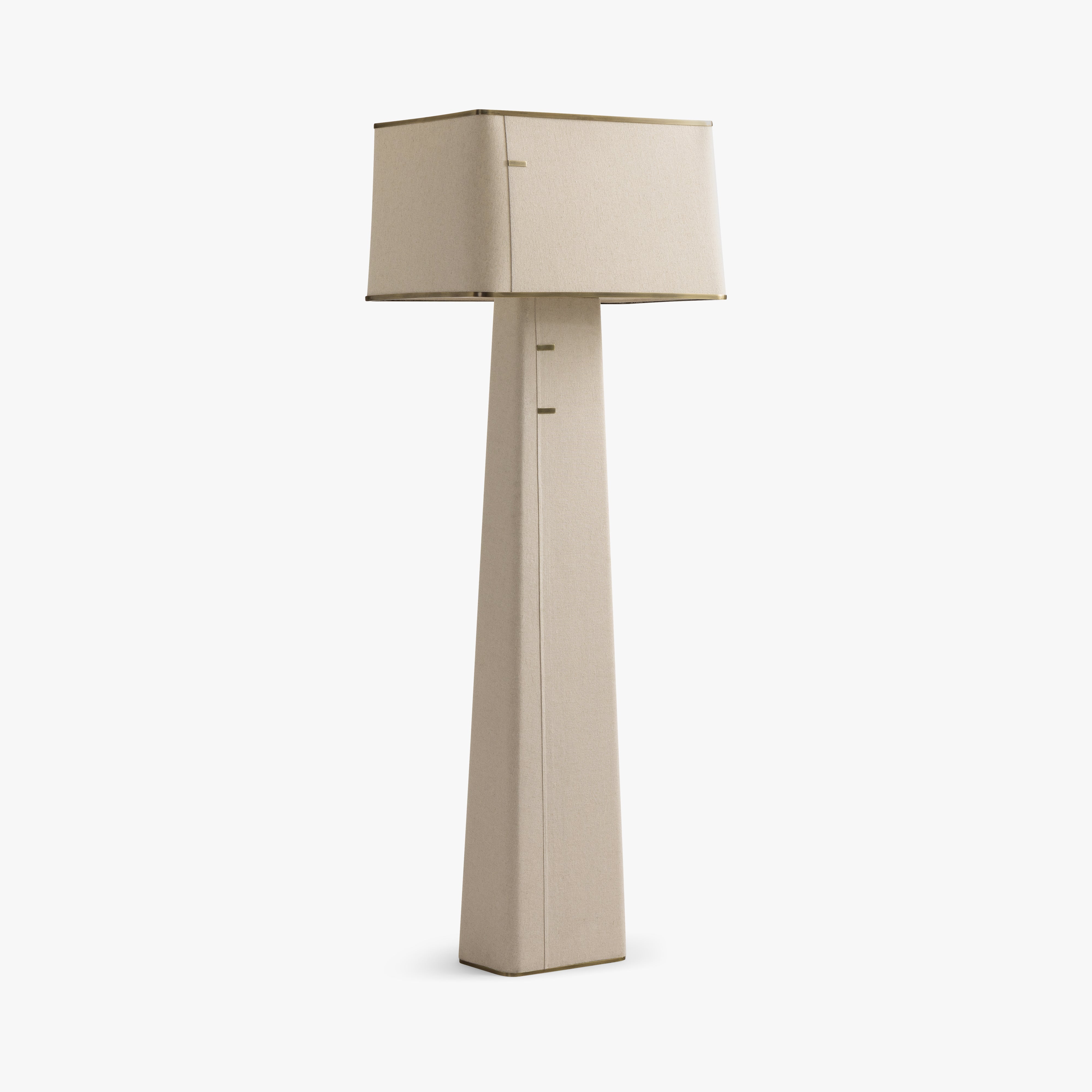 Norte Linen Floor Lamp