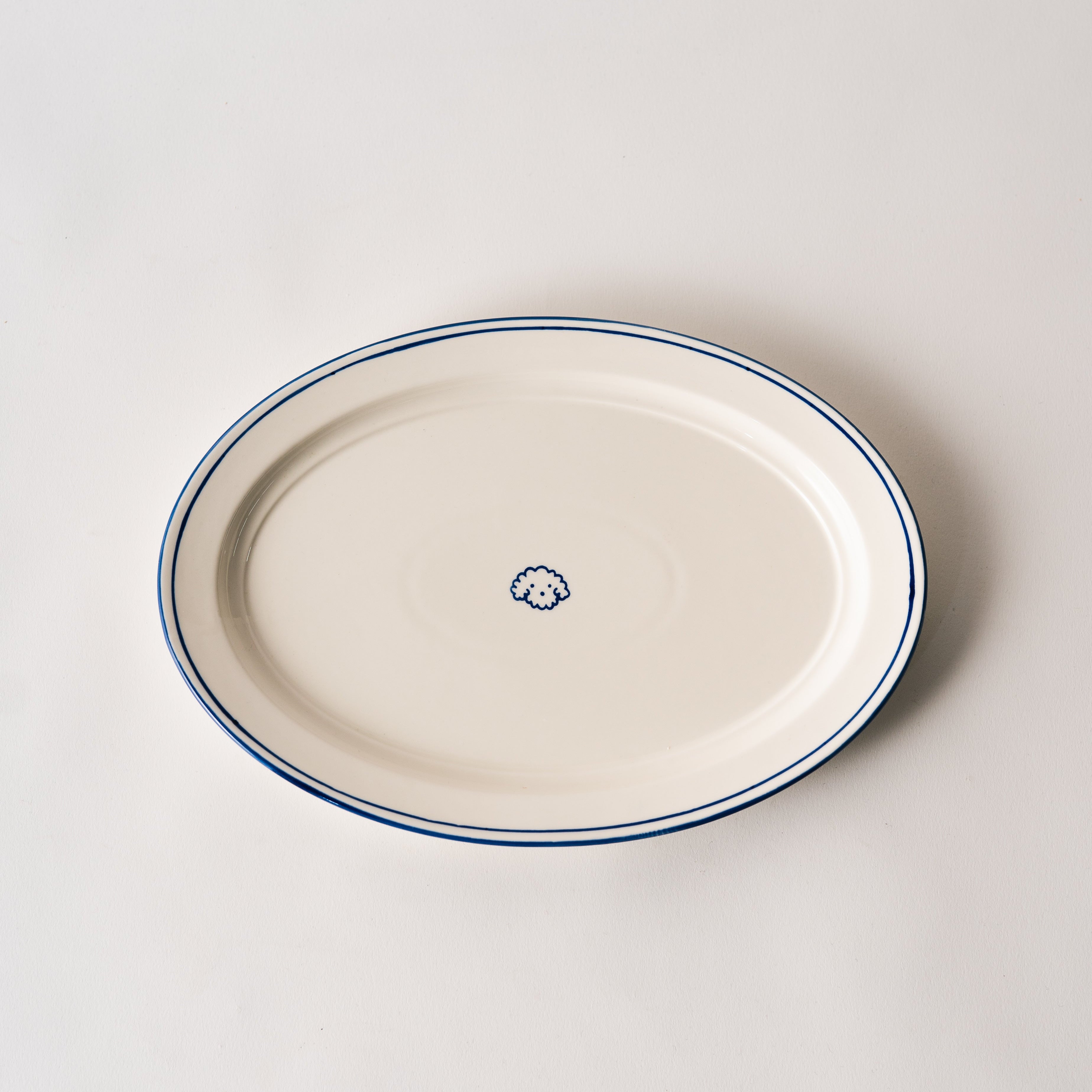 Melrose Icon Serving Platter - Fluffy Dog