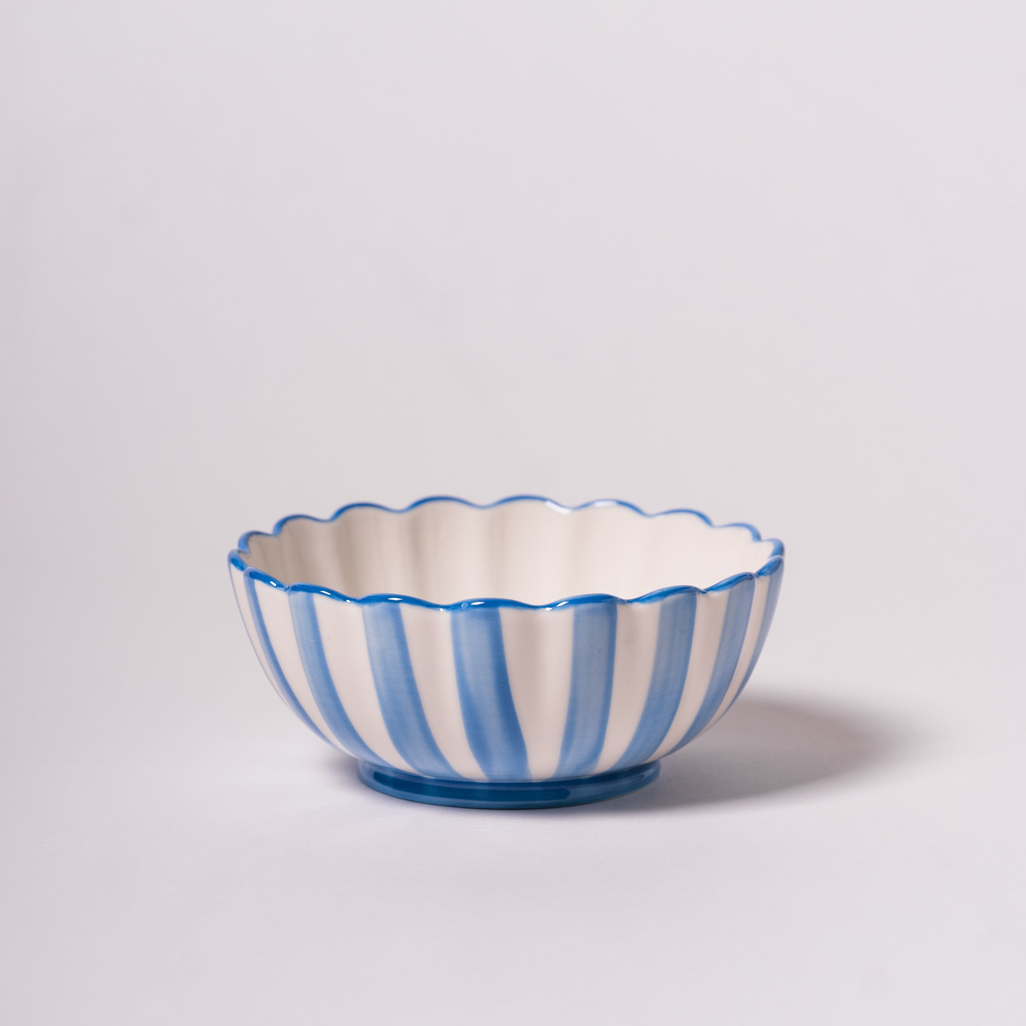 Kinsey Scallop Dessert Bowl - INDIVIDUAL