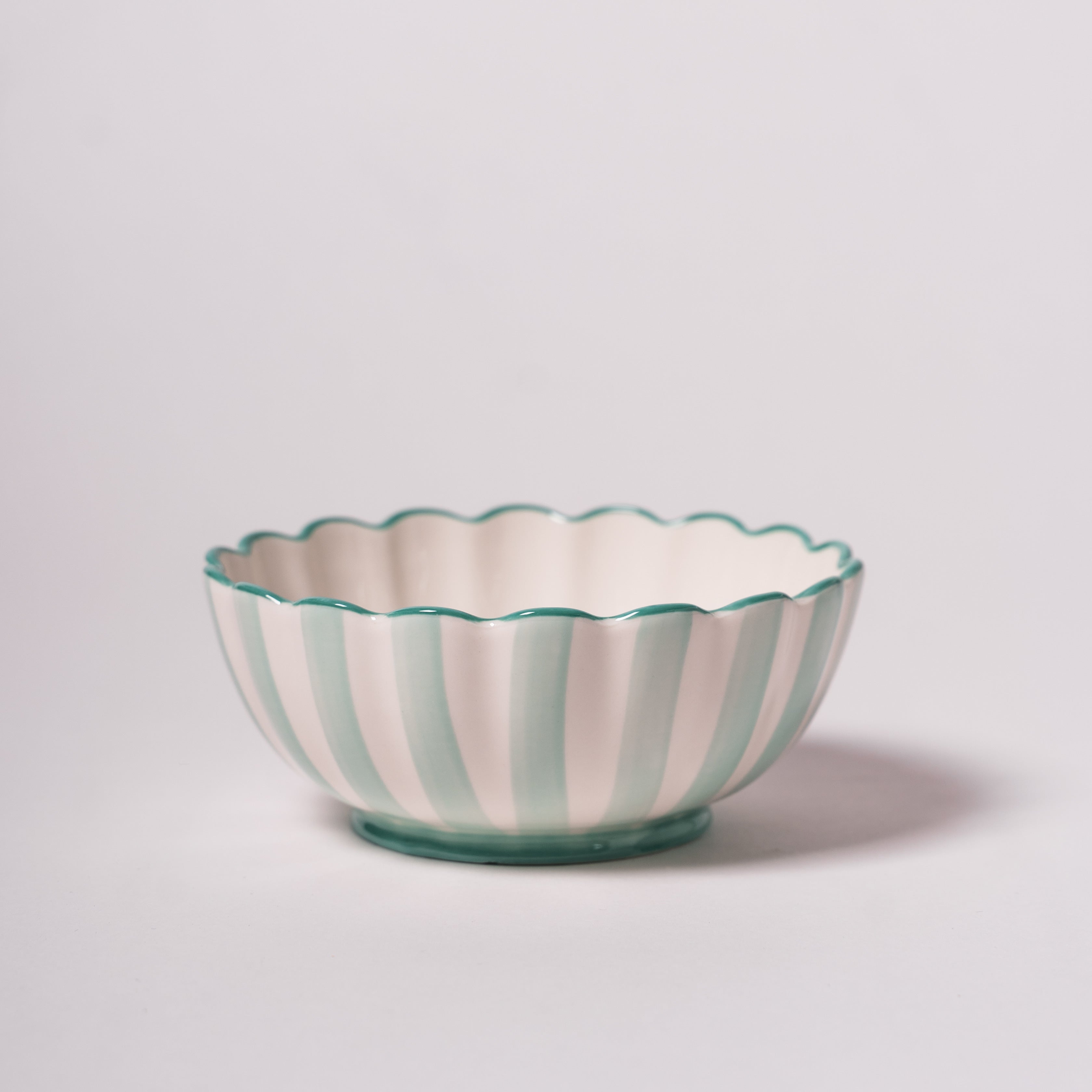 Kinsey Scallop Dessert Bowl - INDIVIDUAL