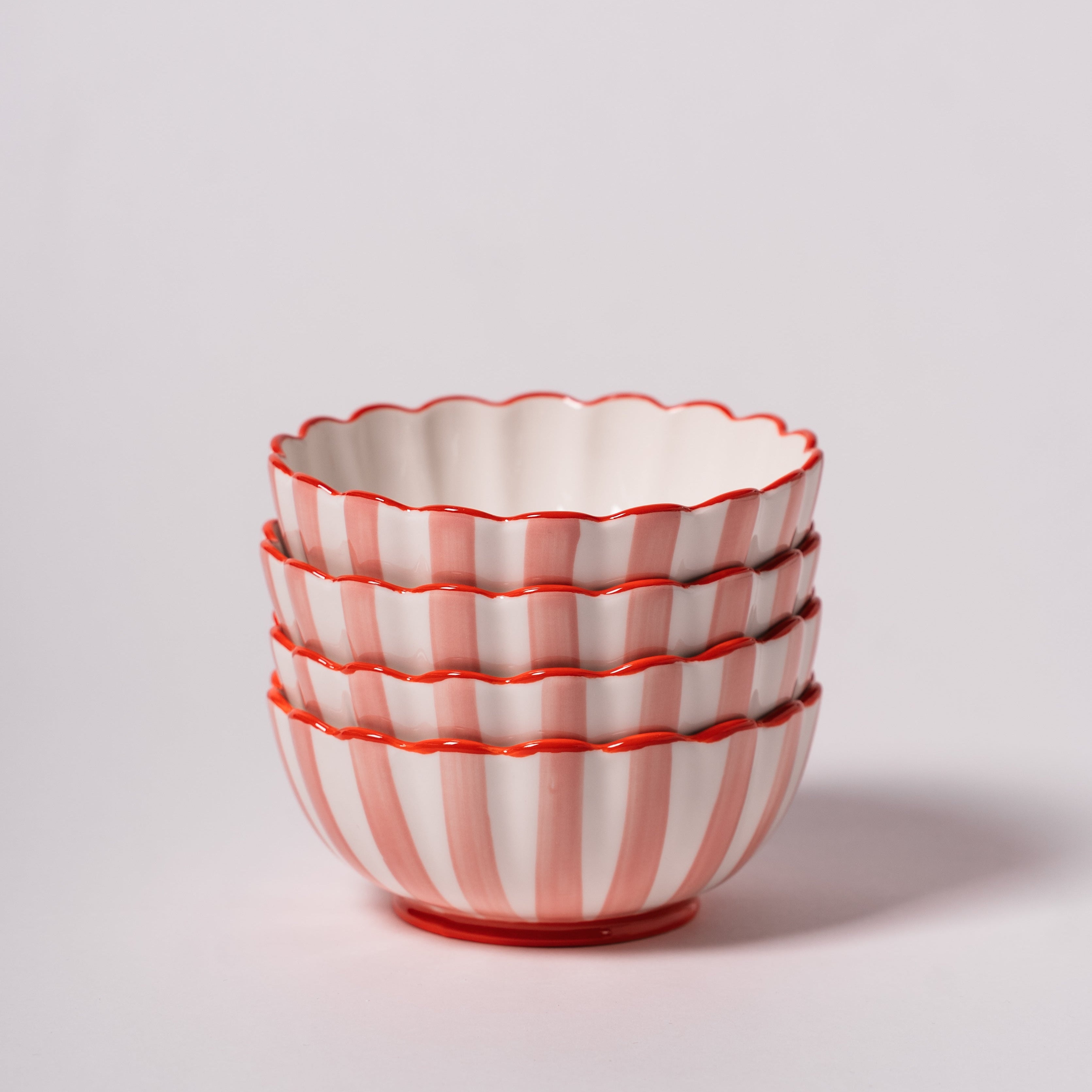 Kinsey Scallop Dessert Bowl - INDIVIDUAL