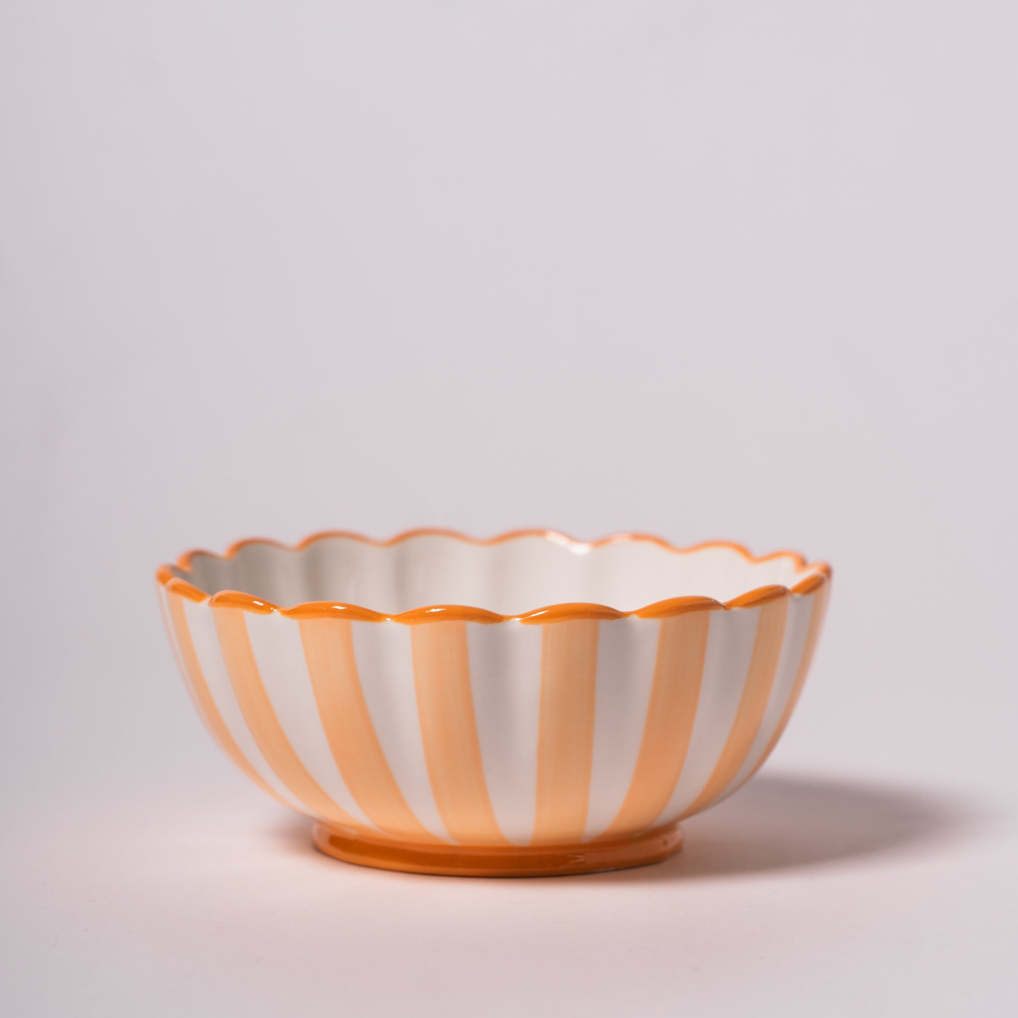 Kinsey Scallop Dessert Bowl - INDIVIDUAL