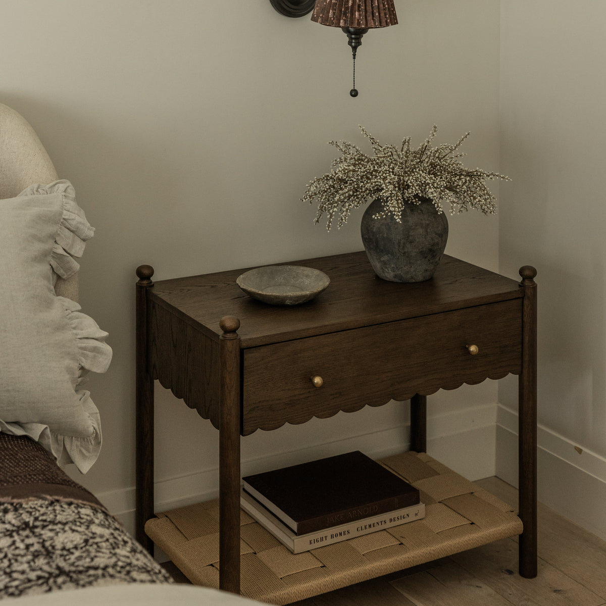 James Oak Nightstand