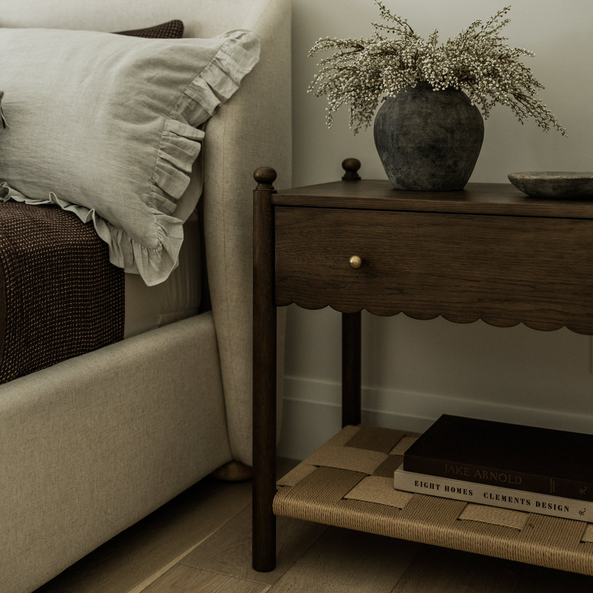 James Oak Nightstand