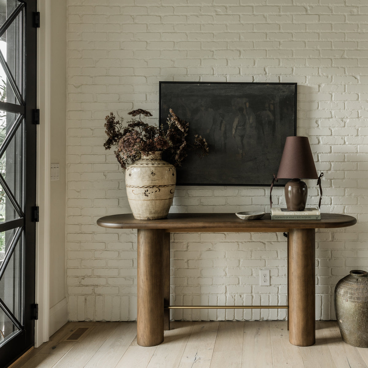 Brooks Oak Console Table