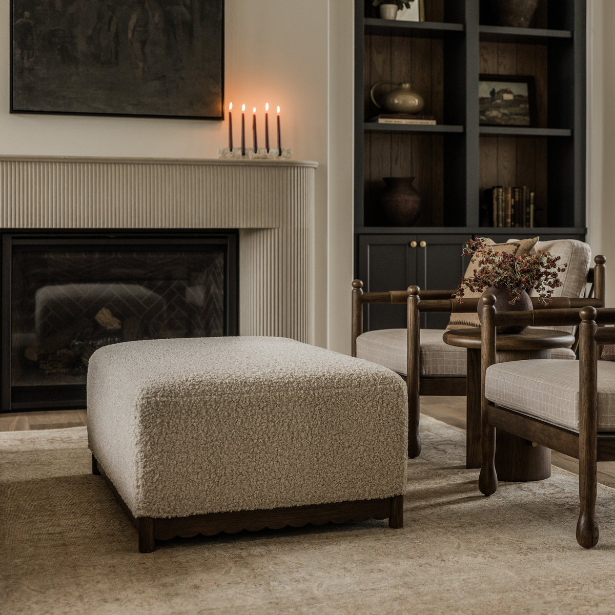Steven Coffee Table Ottoman - Rectangle