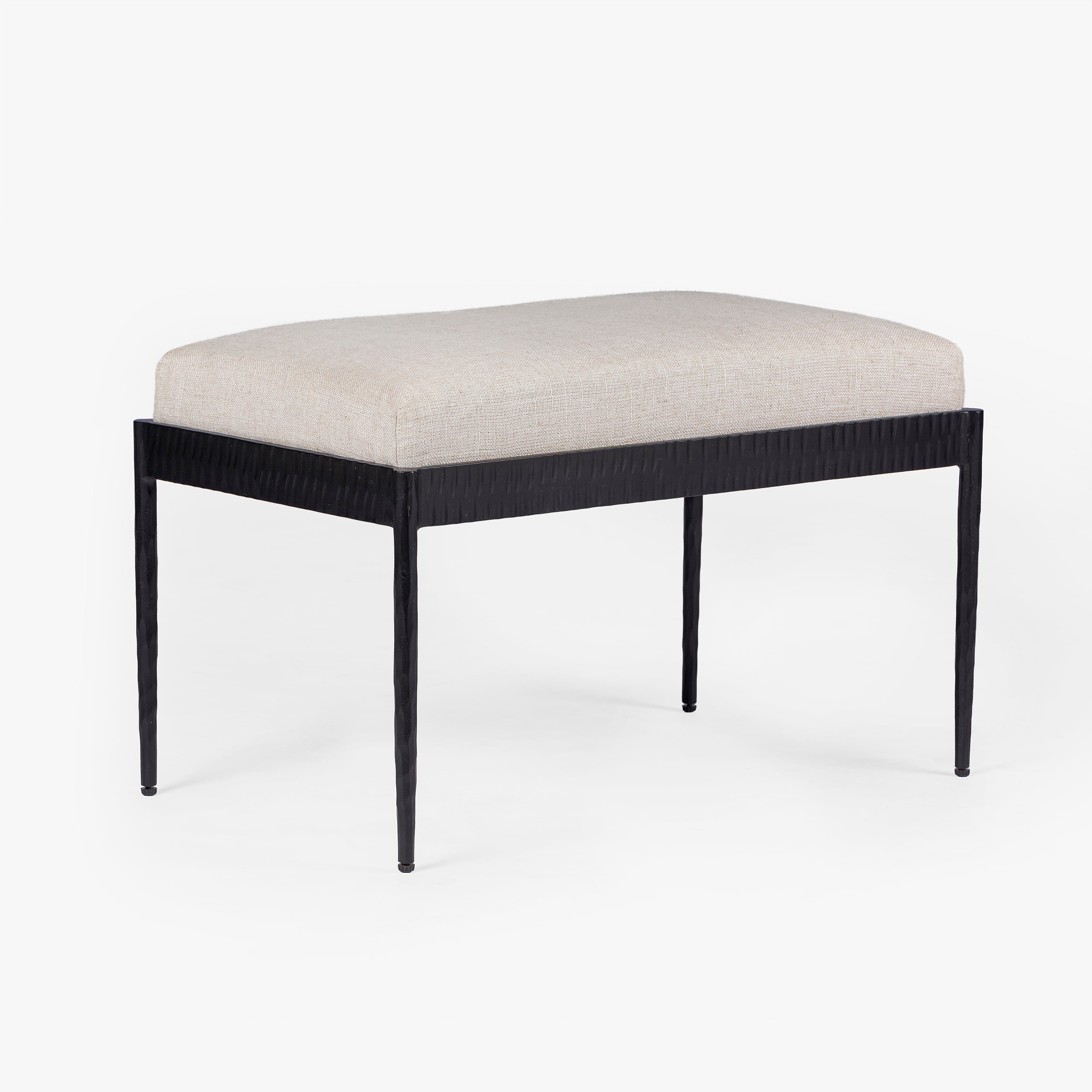 Ferra Hammered Ottoman