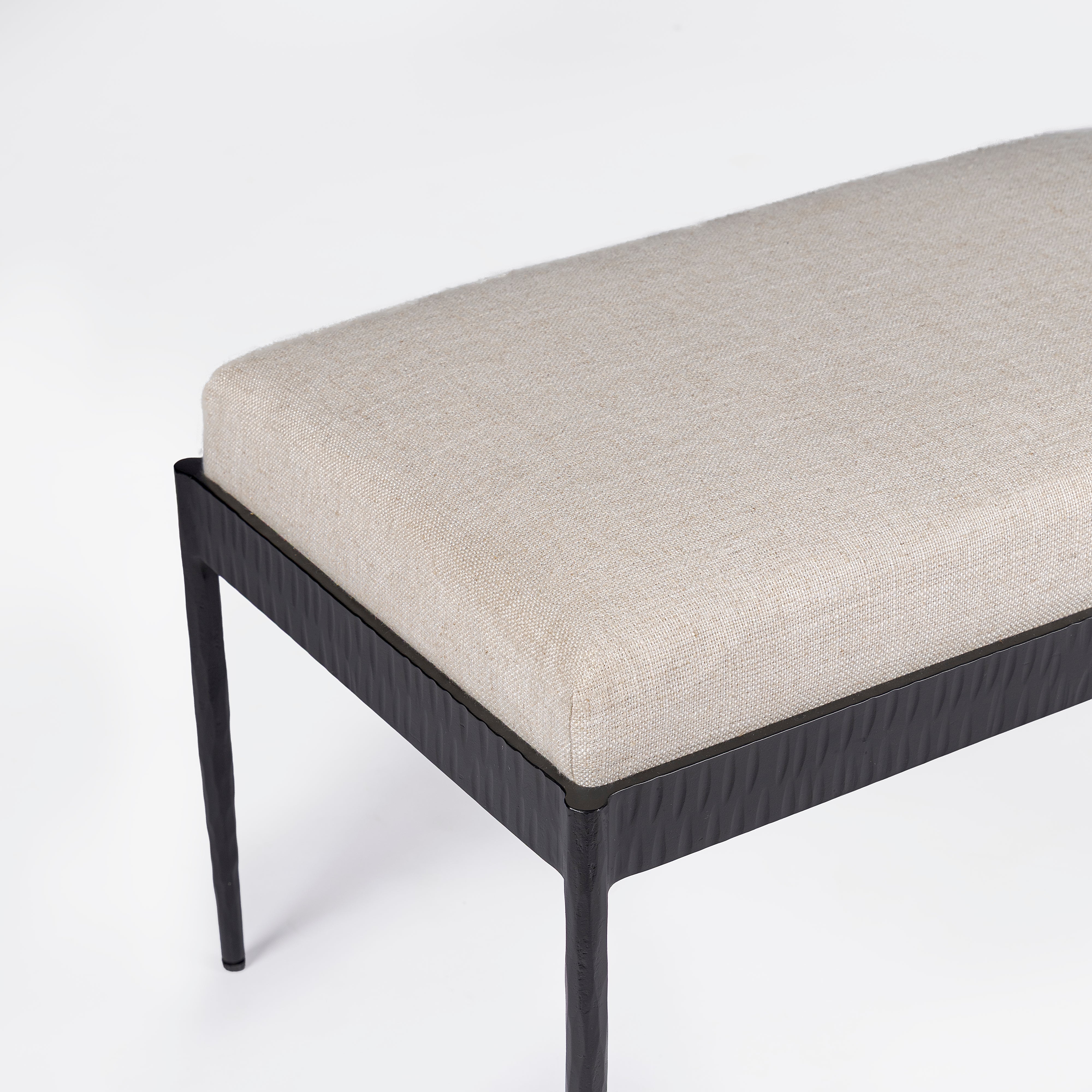 Ferra Hammered Ottoman