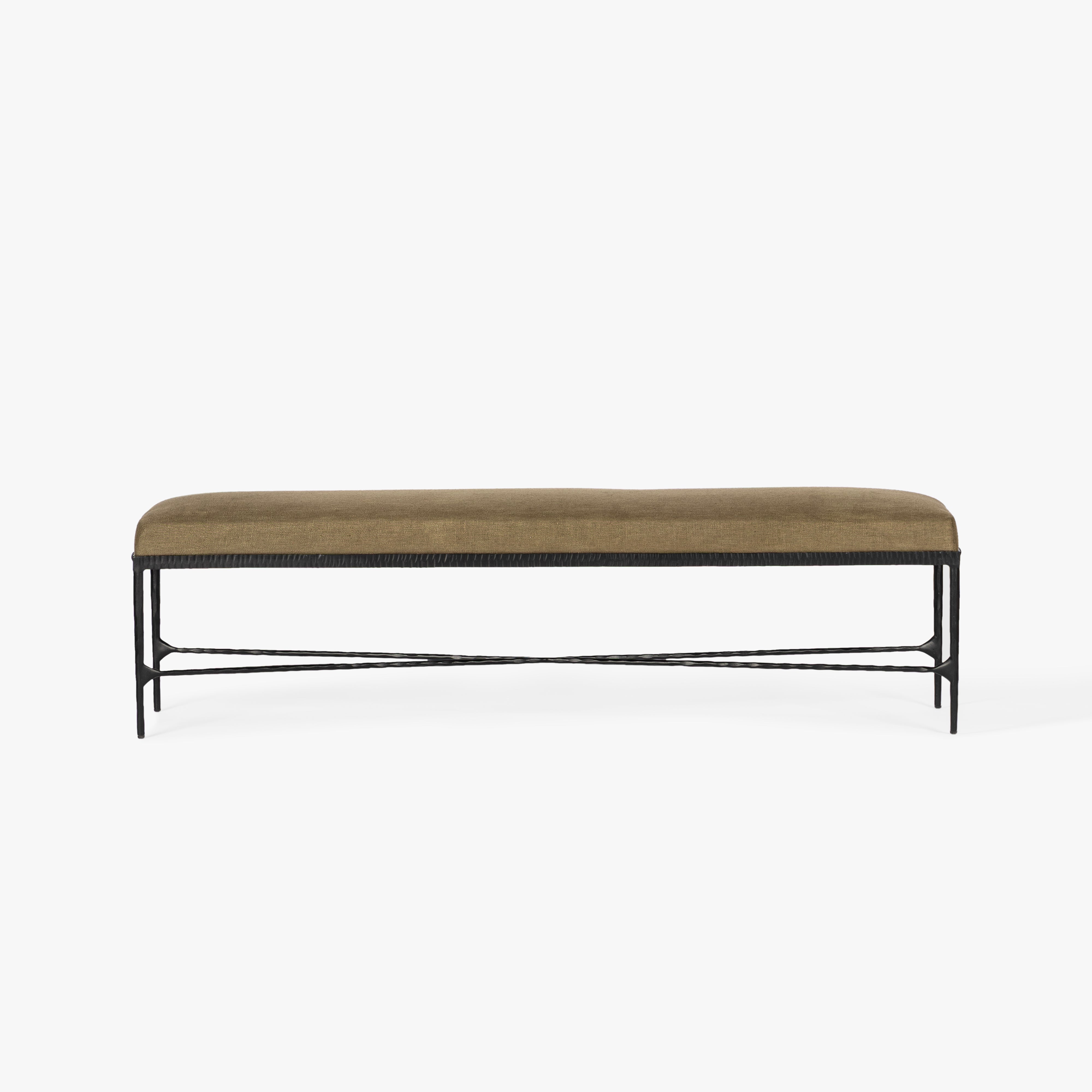 Loam Hammered Bench