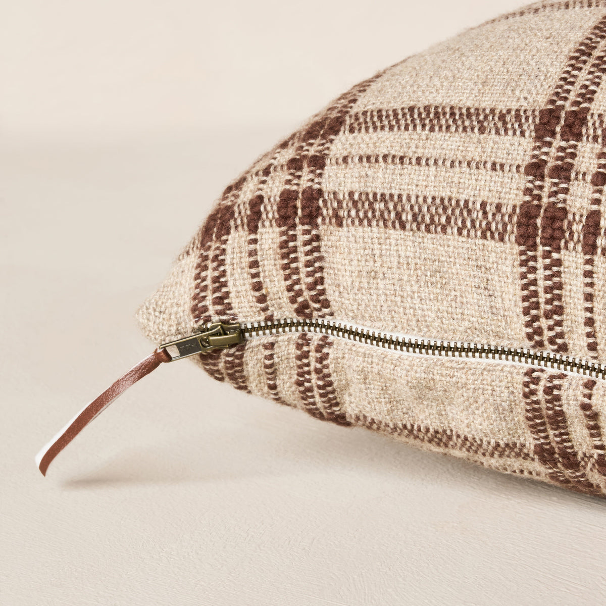Homestead Harvest Plaid Pillow