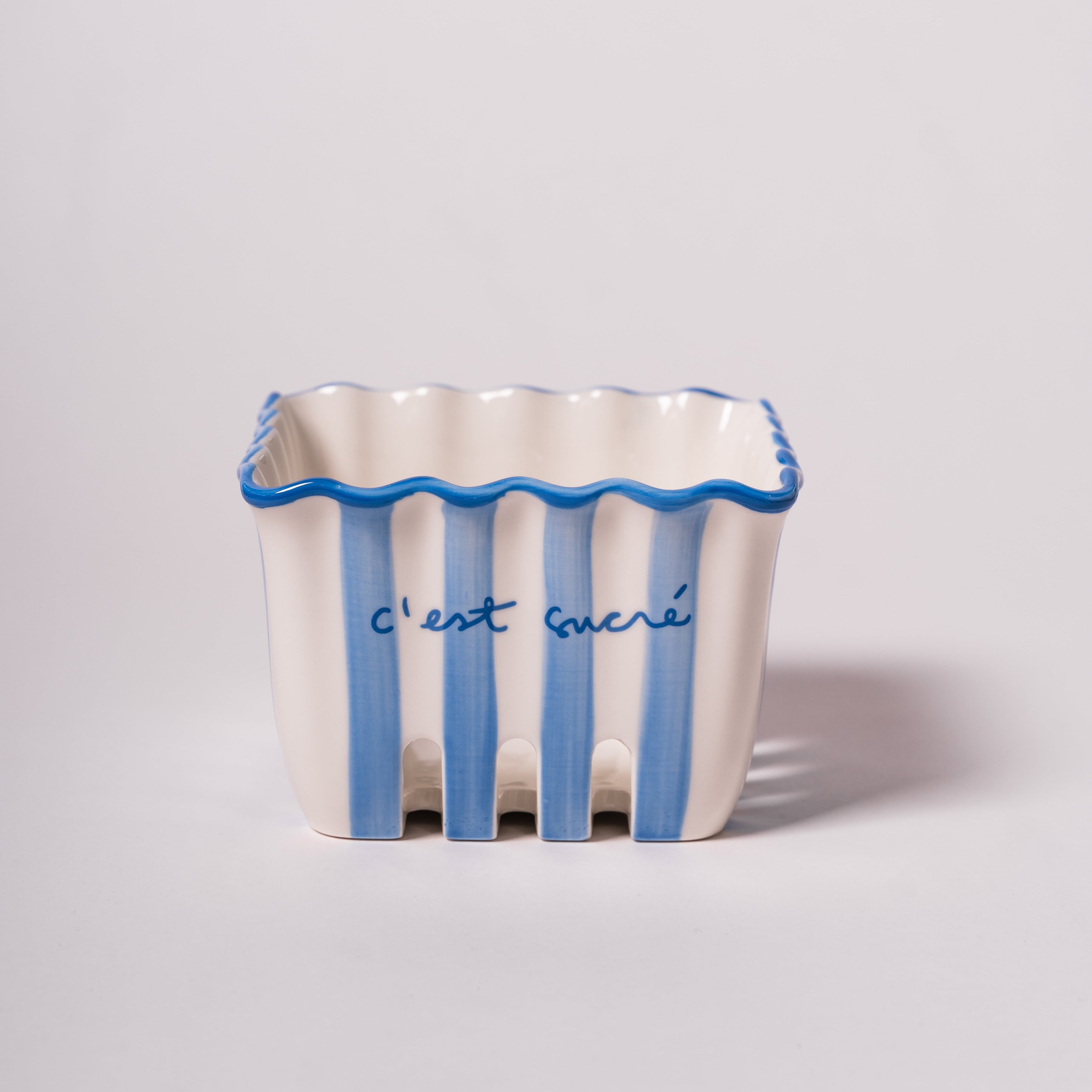 Kinsey Scallop Large Berry Basket - Set of 2