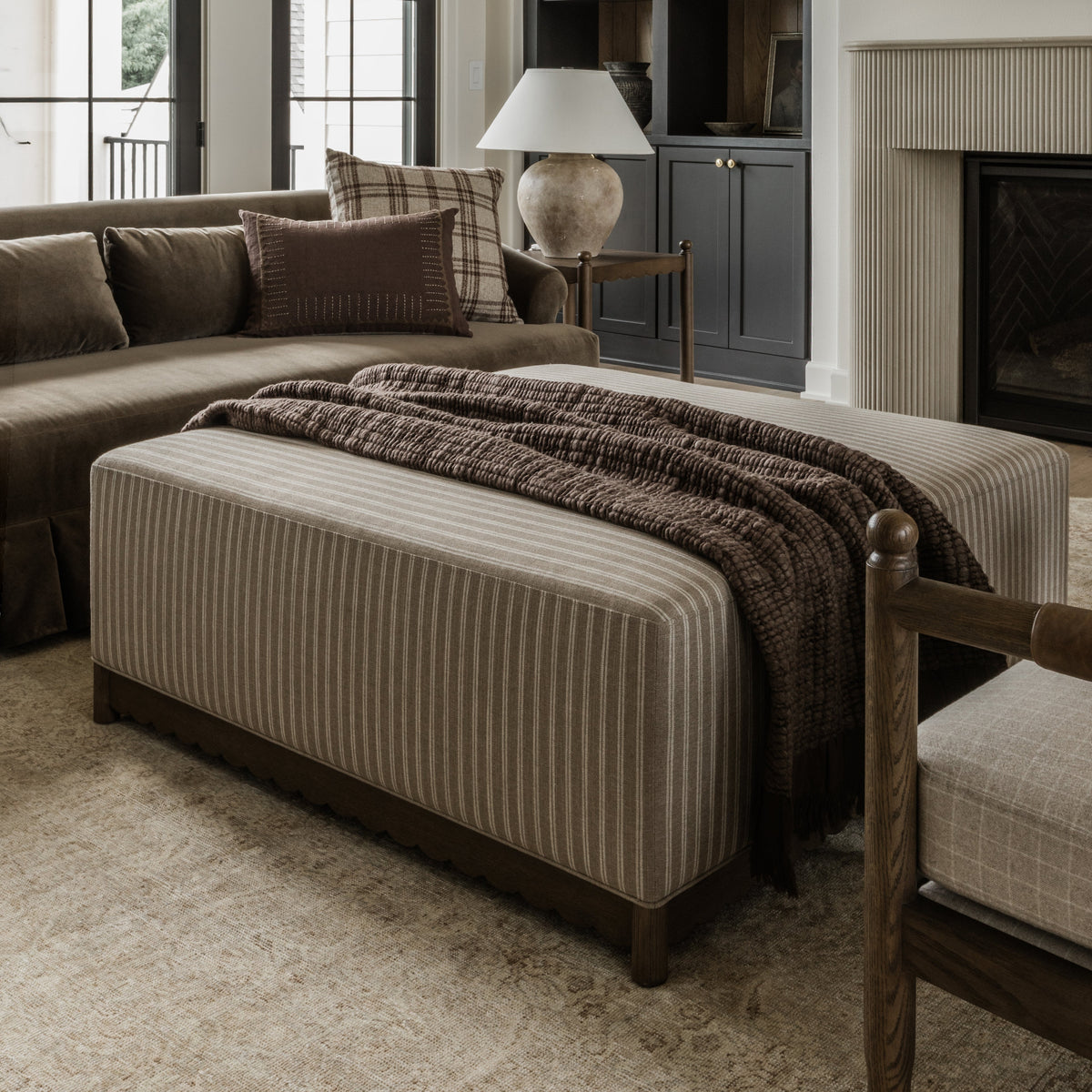 Steven Coffee Table Ottoman - Square