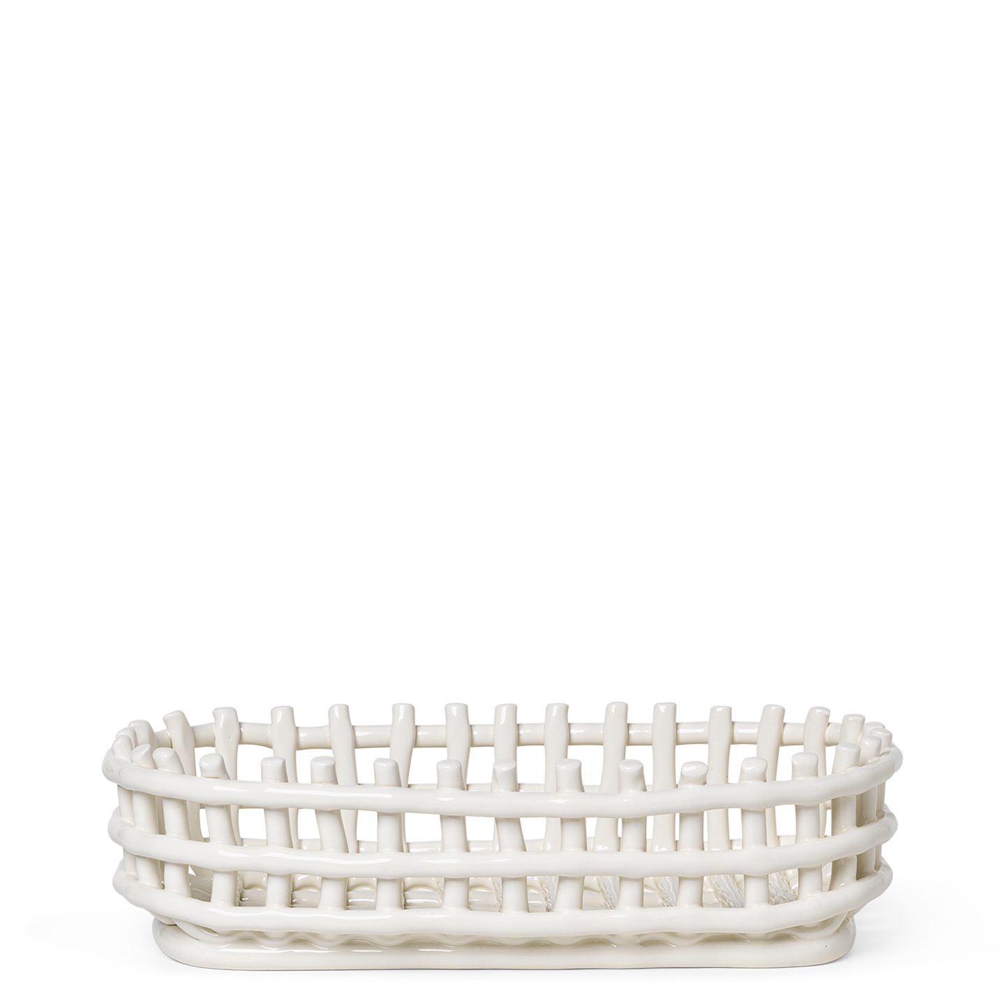 Ceramic Basket - Oval