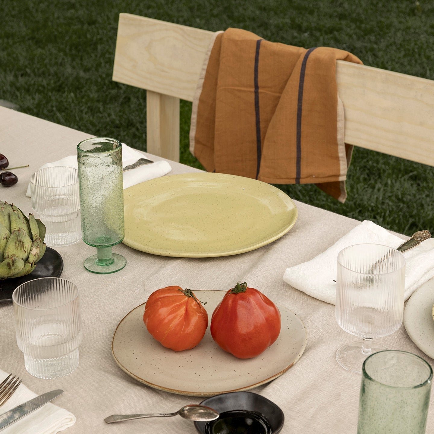 Oli Champagne Flute - Recycled clear