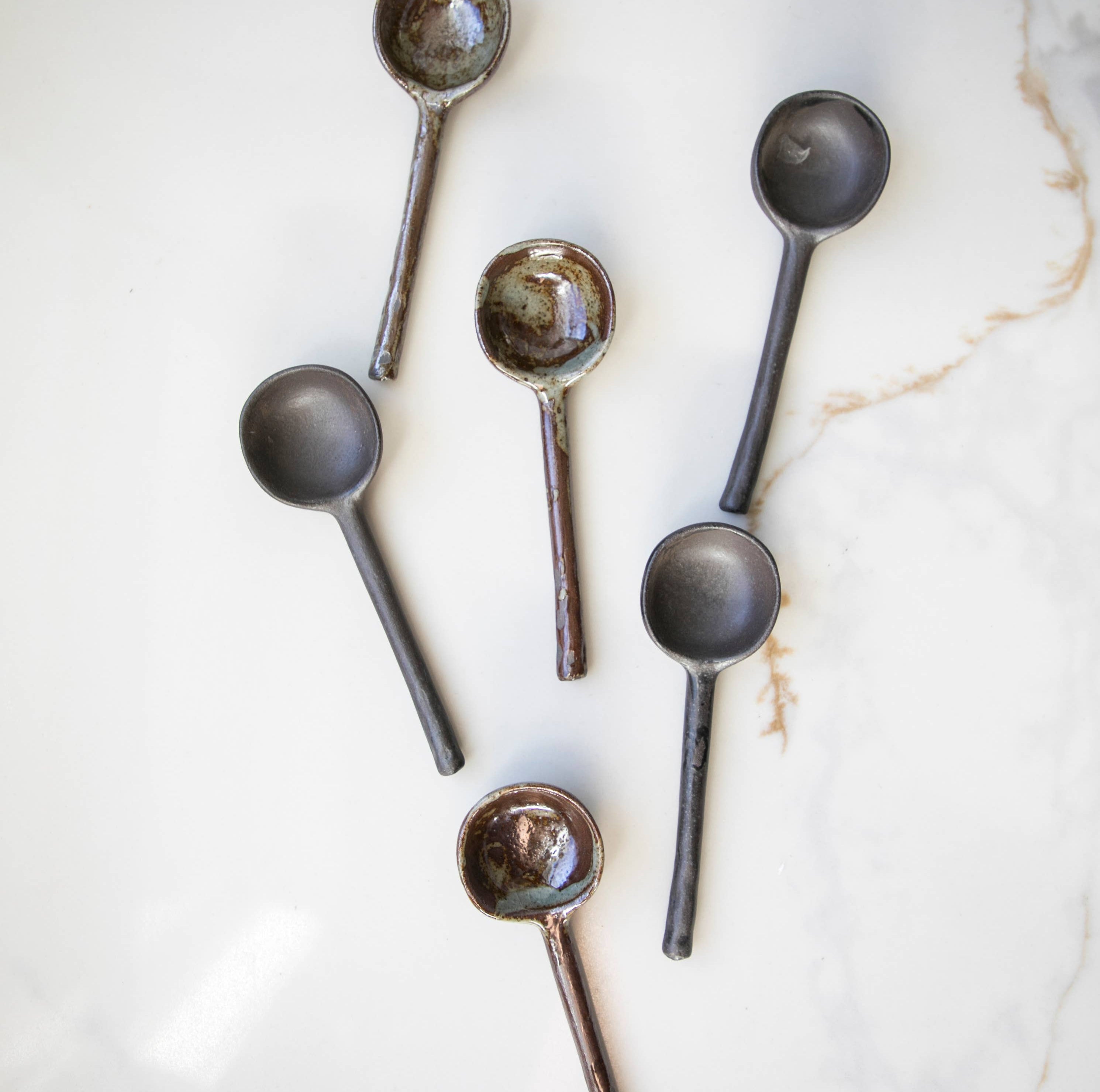 Dark Ceramic Spoons - Thumbnail 2