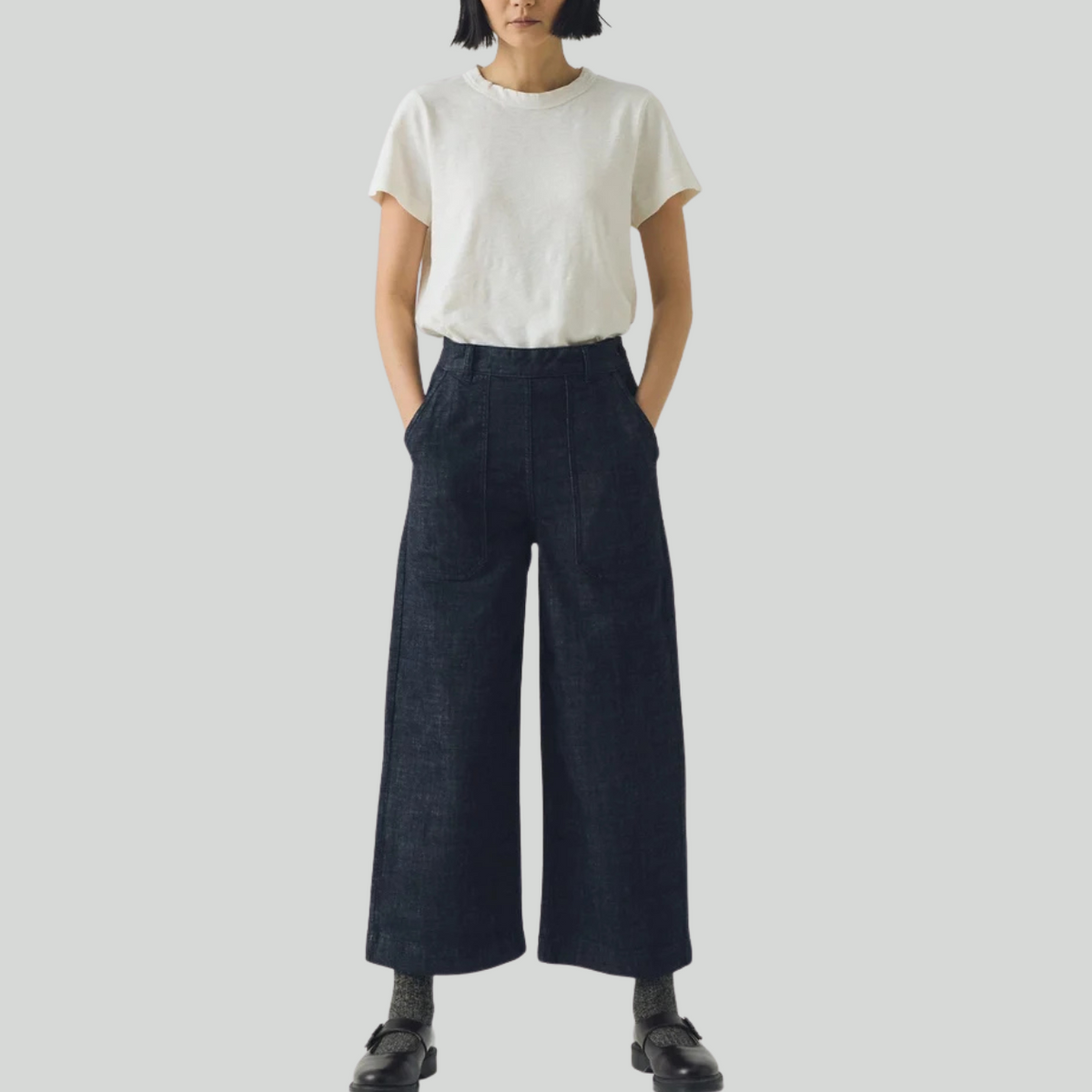 Annie Denim Side Button Jeans - Women's