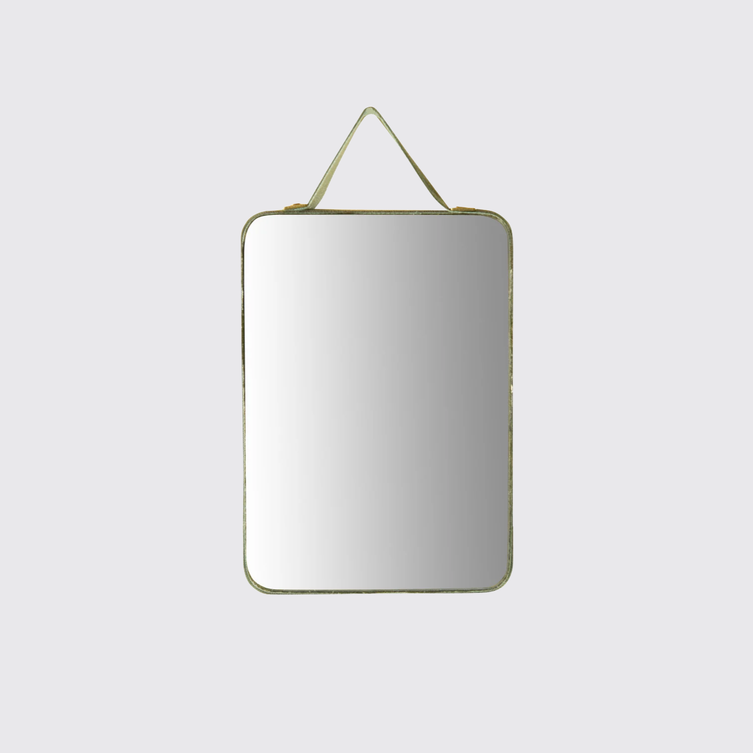 Velvet Edged Wall Mirrors with Hangers