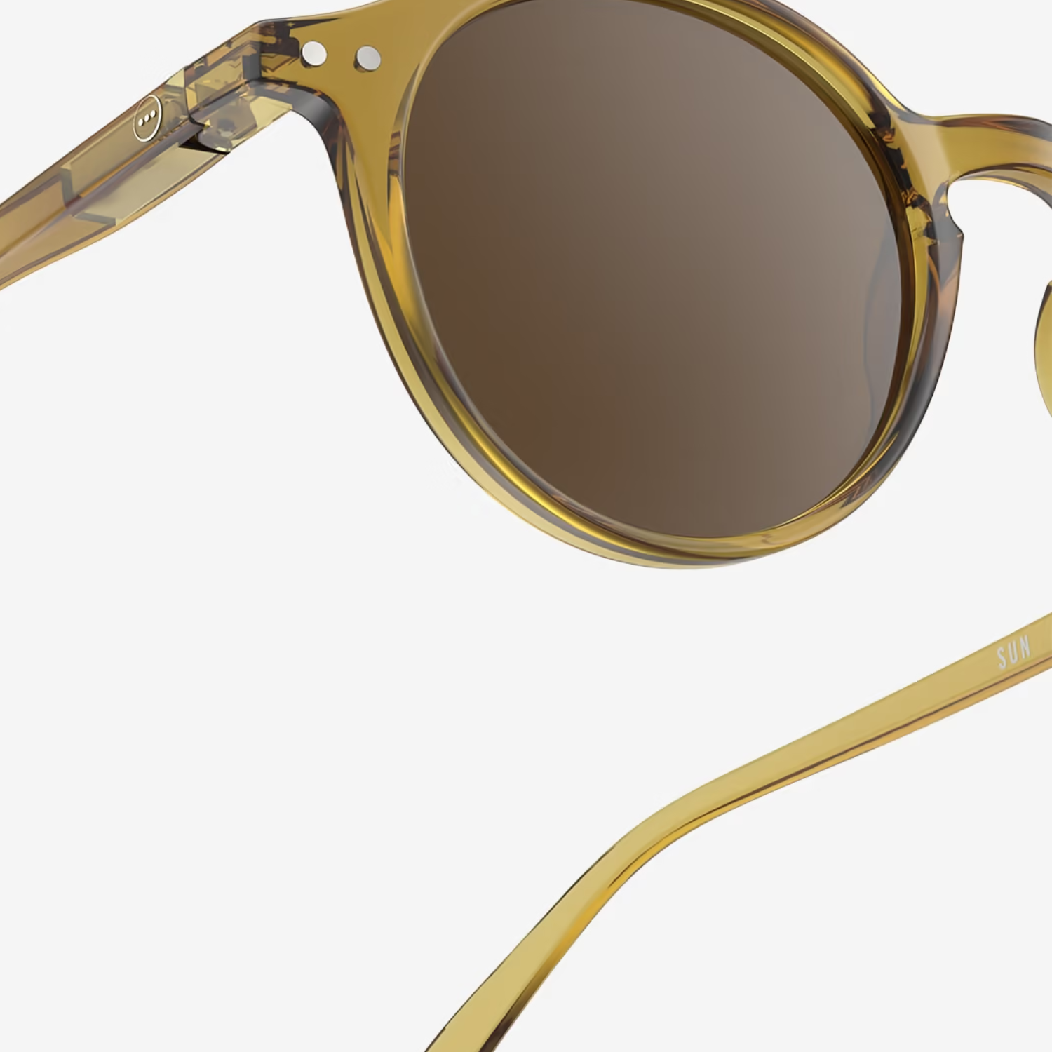 Sun #D Golden Green Sun Glasses