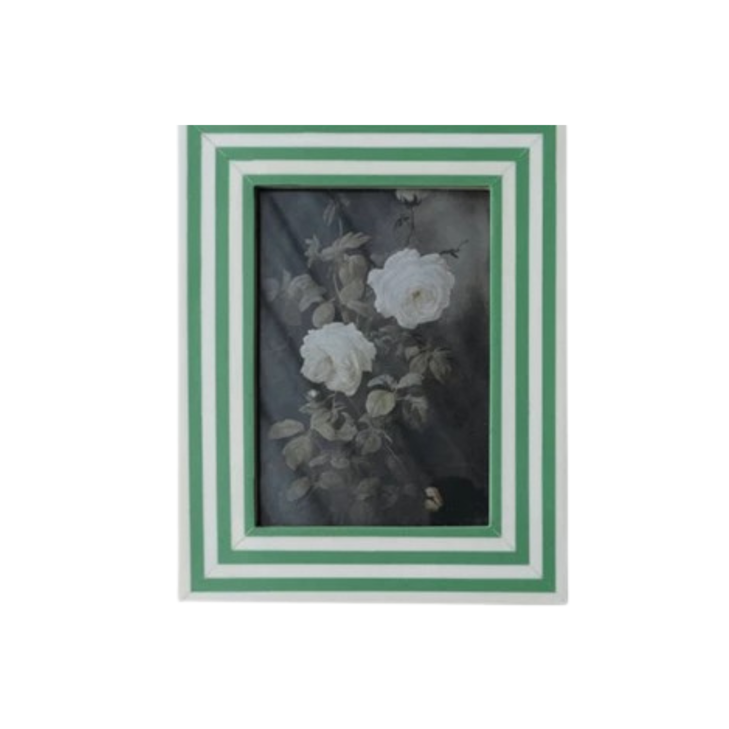 Photo Frame w/ Inlaid Stripes, 4 Colors