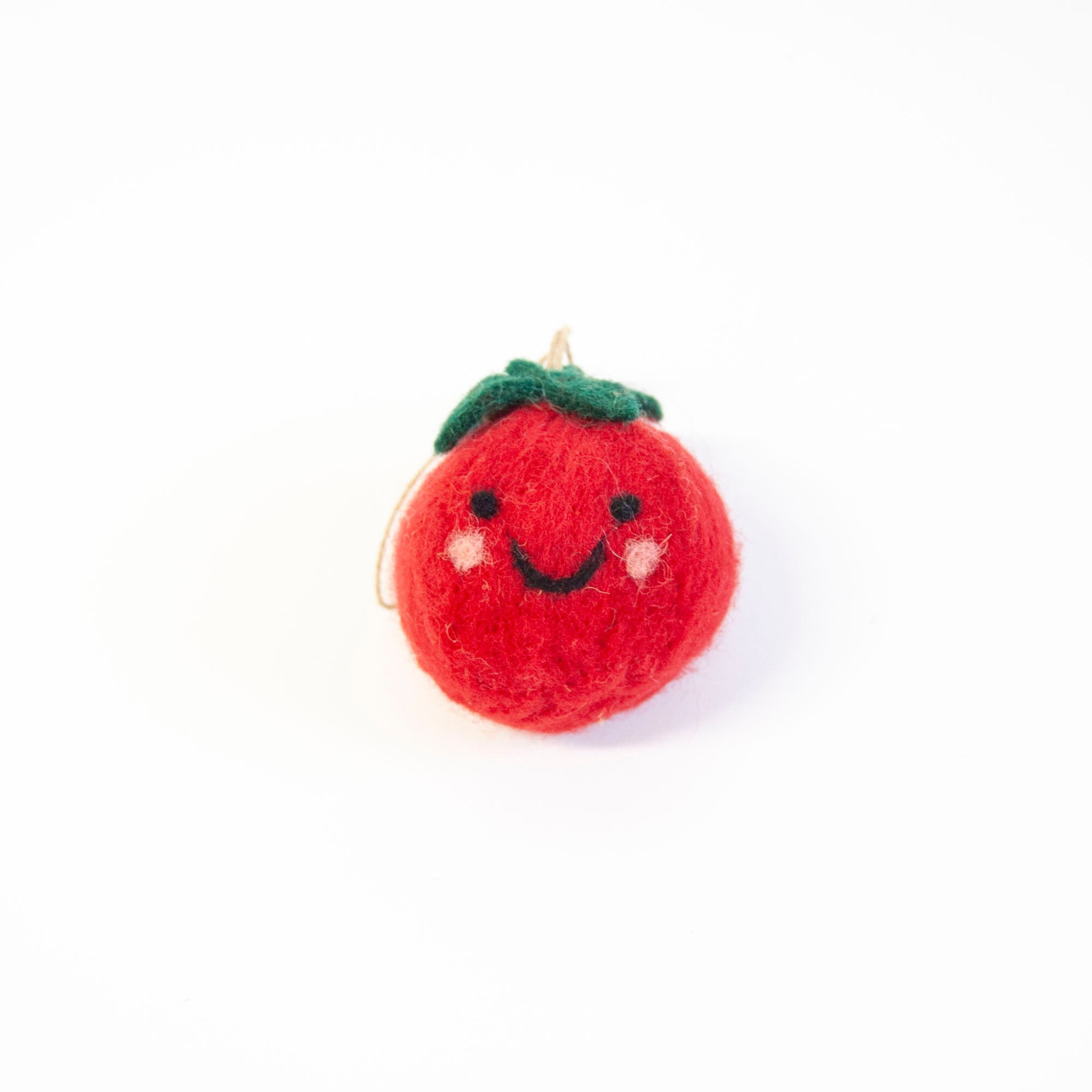 Tammy Tomato Felted Ornament